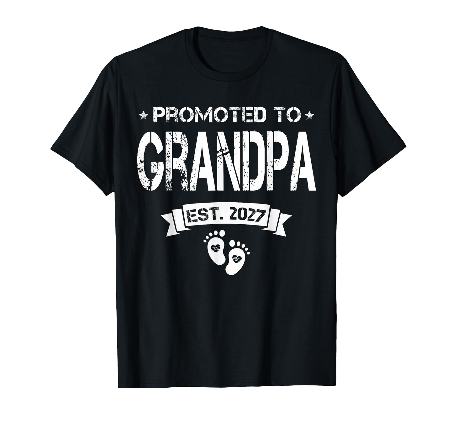 Promoted To Grandpa 2027 Funny New T-Shirt - Graphic Print Men Women - T-Shirt, Sweatshirt, Hoodie