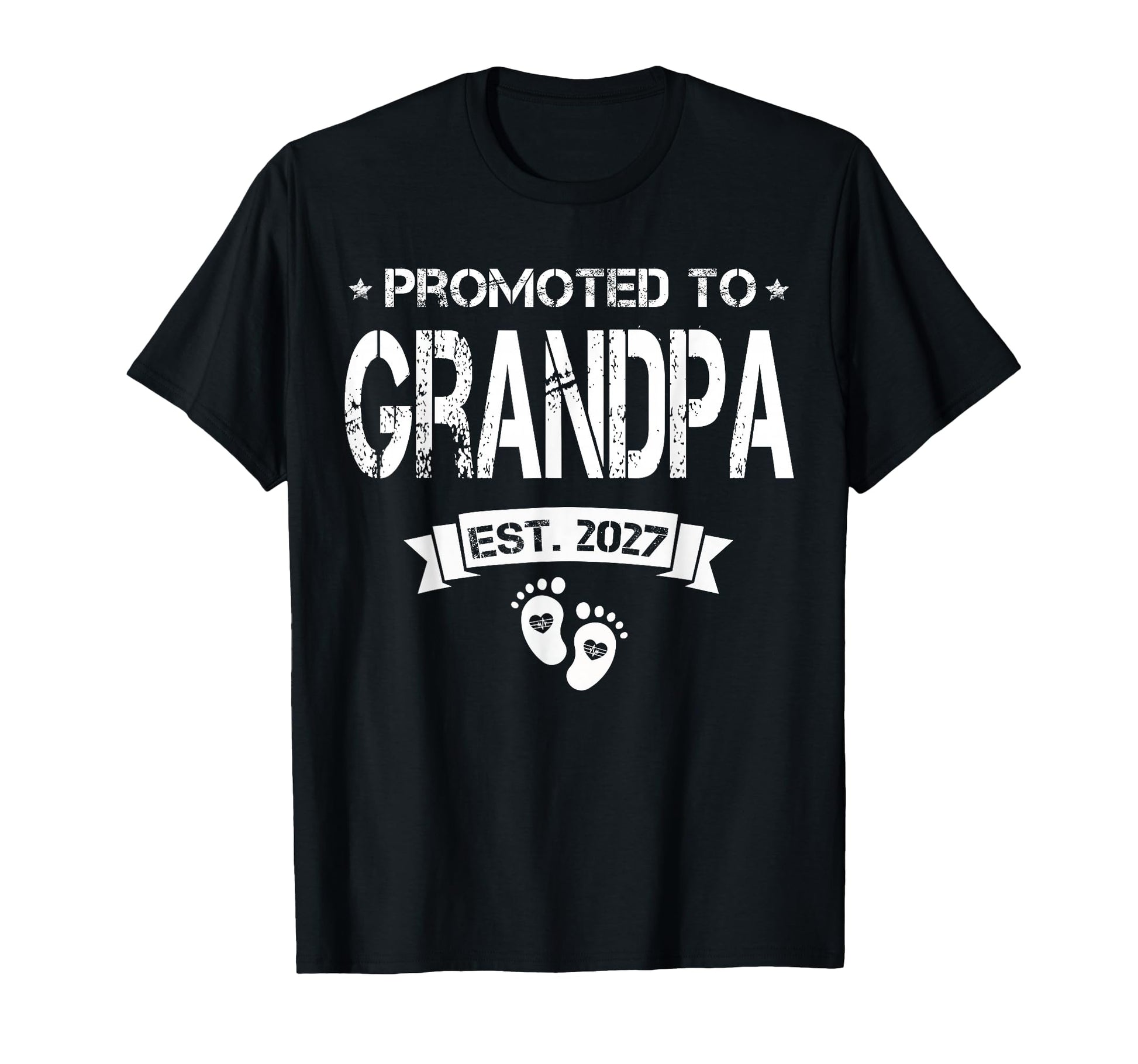 Promoted To Grandpa 2027 Funny New T-Shirt - Graphic Print Men Women - T-Shirt, Sweatshirt, Hoodie