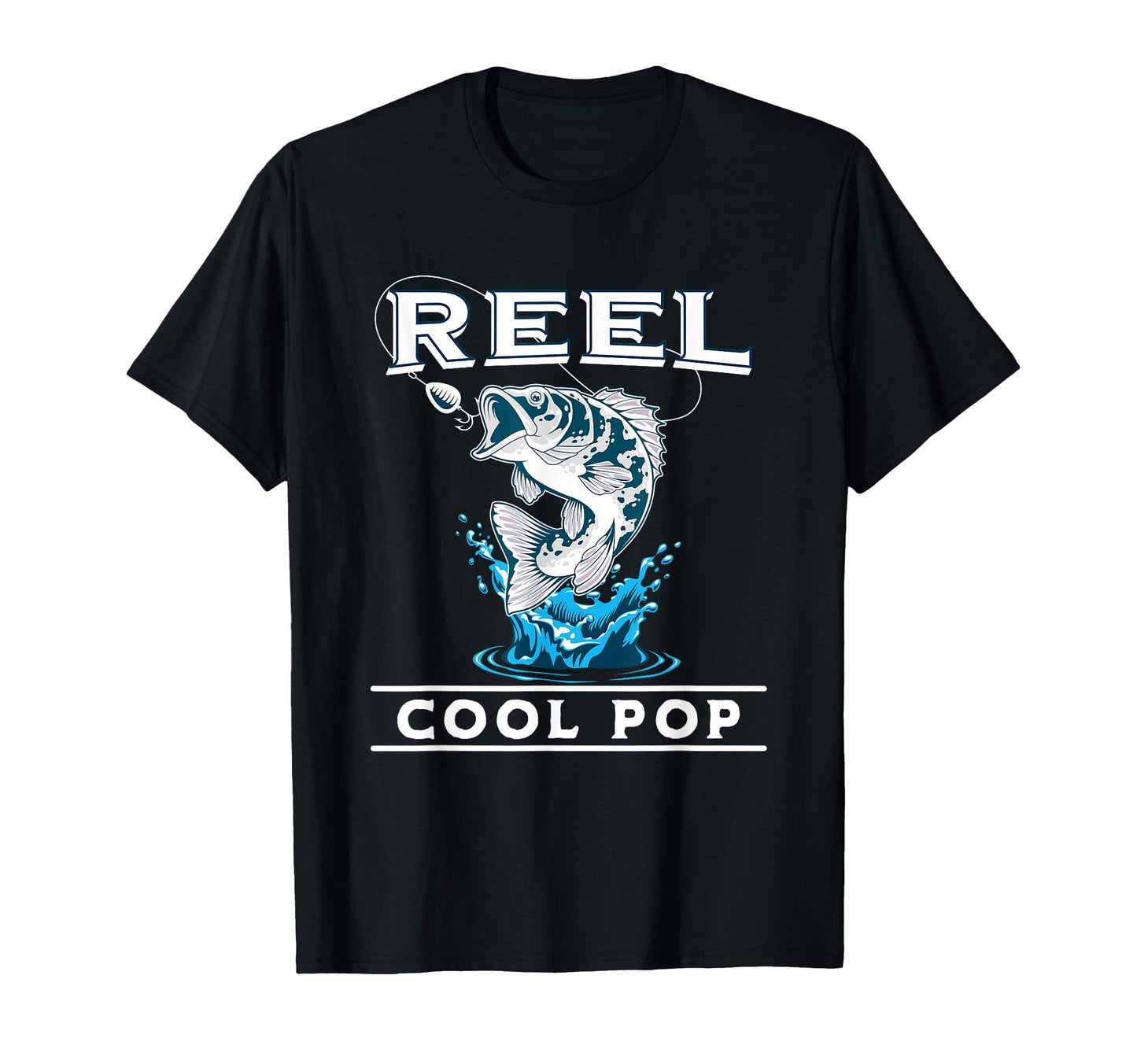 Fishing Reel Pop Fathers Day T-Shirt - Aesthetic Graphic for Adults - T-Shirt, Sweatshirt, Hoodie