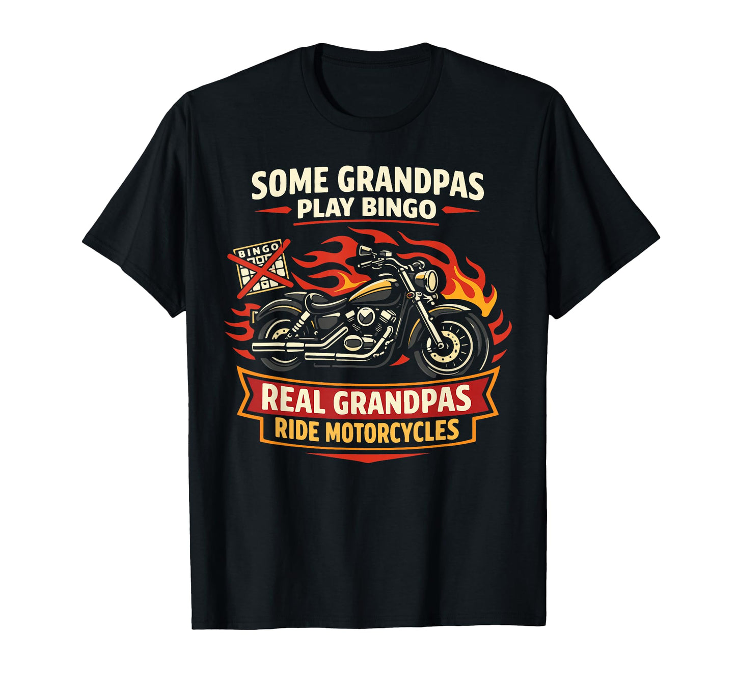 Motorcycle Biker Grandpa Some T-Shirt - Fun Novelty Design Men Women - T-Shirt, Sweatshirt, Hoodie