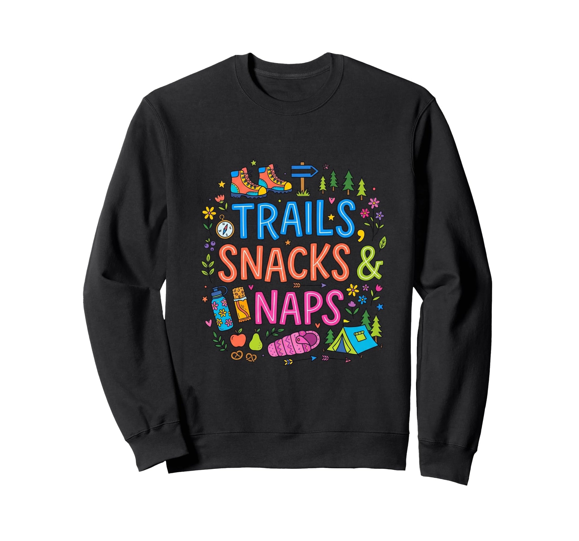 Funny Hiking Outdoor Sweatshirt - Casual Everyday Wear for Adults - T-Shirt, Sweatshirt, Hoodie