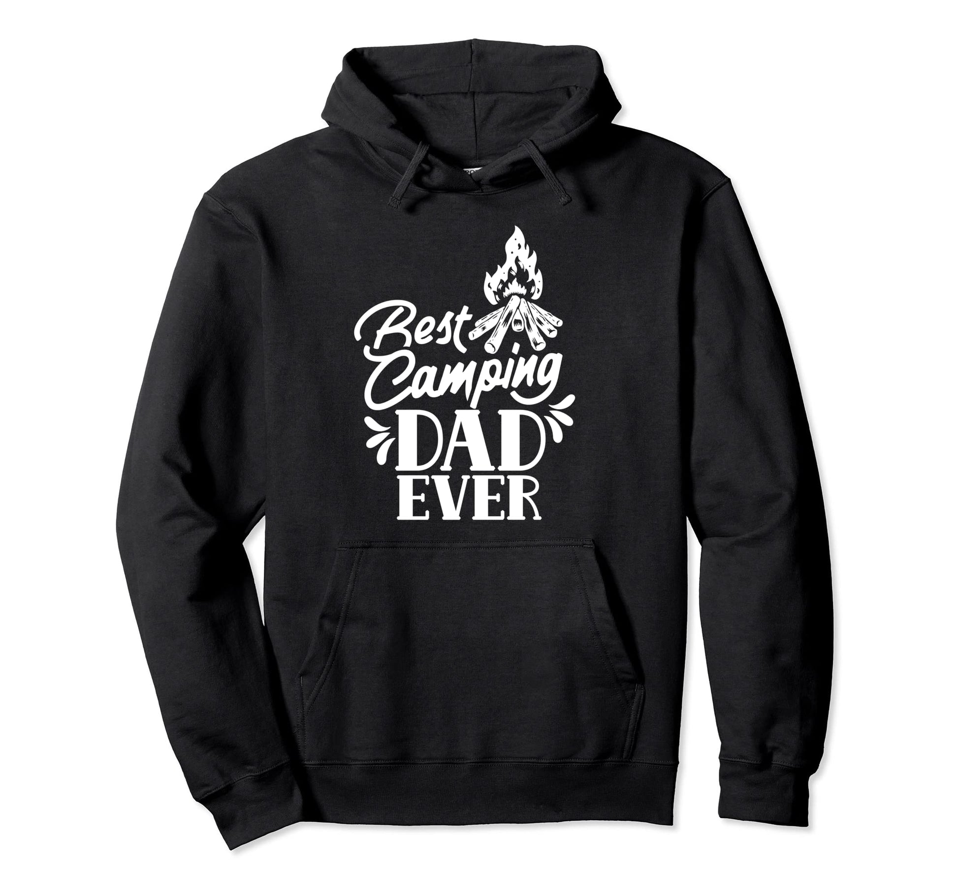 Best Camping Dad Ever Father Camper Camp Hoodie - Trendy Graphic Unisex - T-Shirt, Sweatshirt, Hoodie