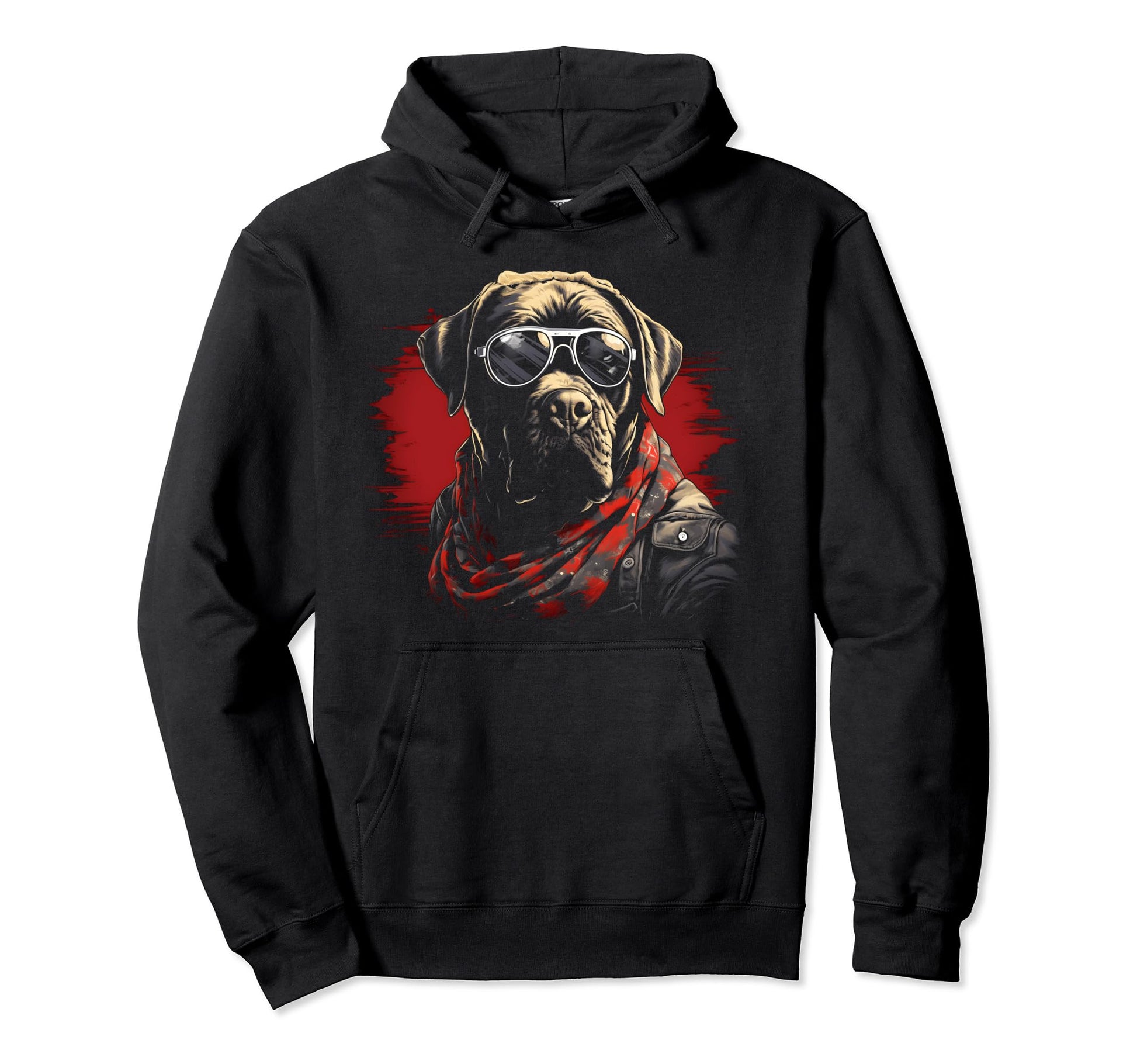 Motorcycle Dad Biker Dog Mastiff Dad Hoodie - Unique Graphic for Adults - T-Shirt, Sweatshirt, Hoodie