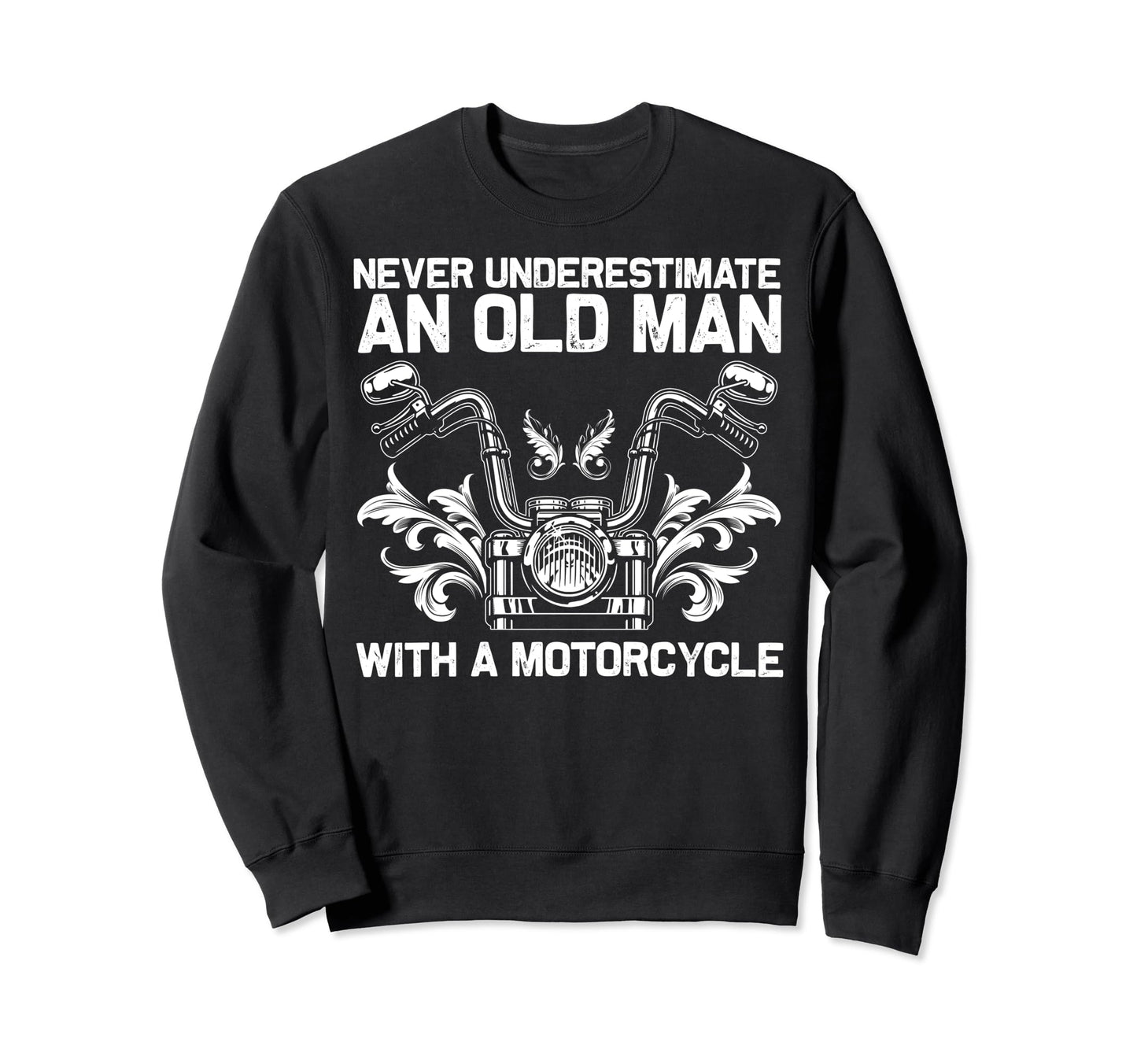 Funny Motorcycle Dad Motorcycle Sweatshirt - Aesthetic Graphic for Adults - T-Shirt, Sweatshirt, Hoodie