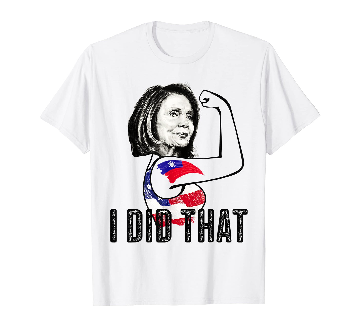 Nancy Pelosi Usa Speaker Pop Art T-Shirt - Fun Novelty Design for Adults - T-Shirt, Sweatshirt, Hoodie