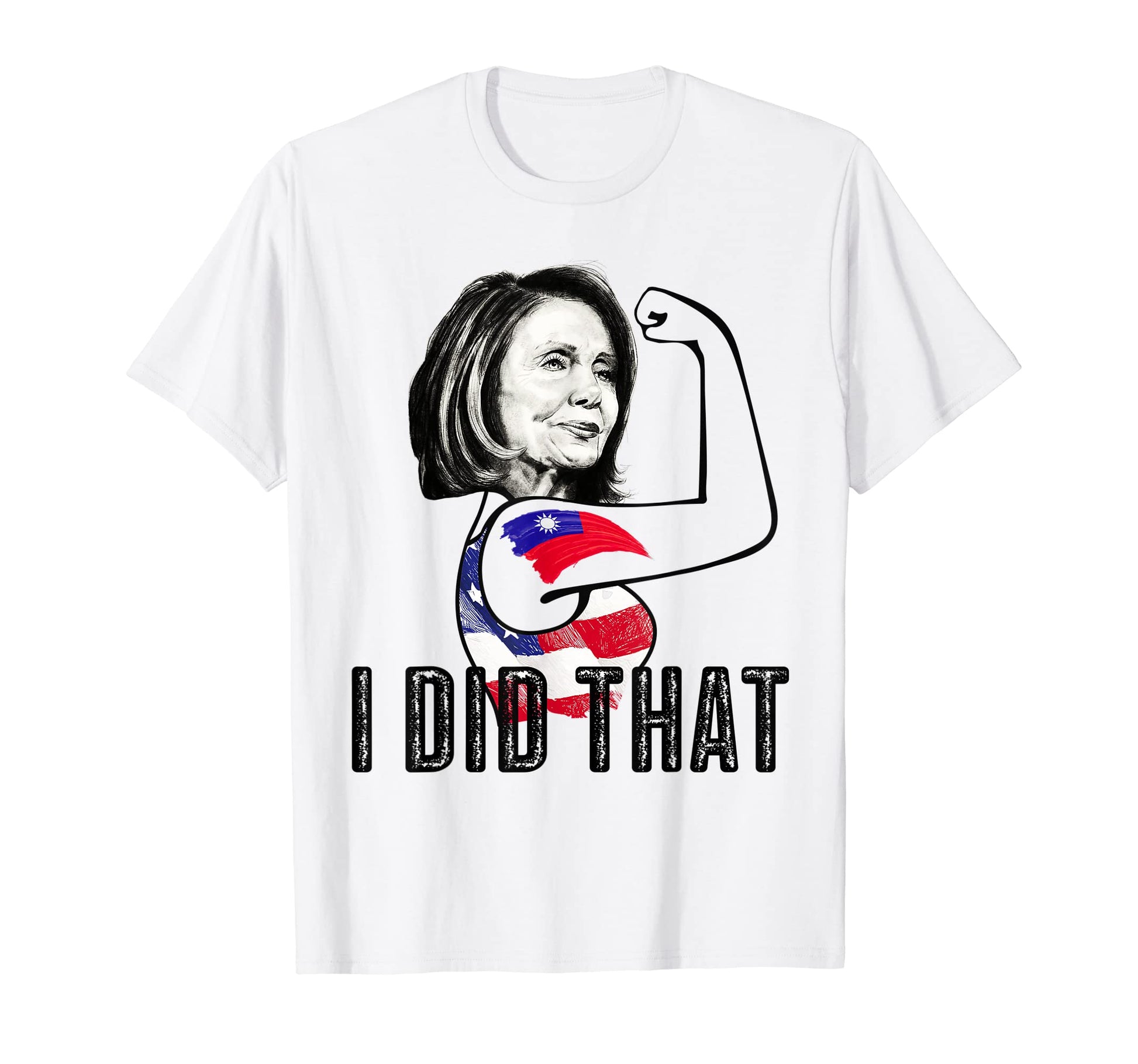 Nancy Pelosi Usa Speaker Pop Art T-Shirt - Fun Novelty Design for Adults - T-Shirt, Sweatshirt, Hoodie