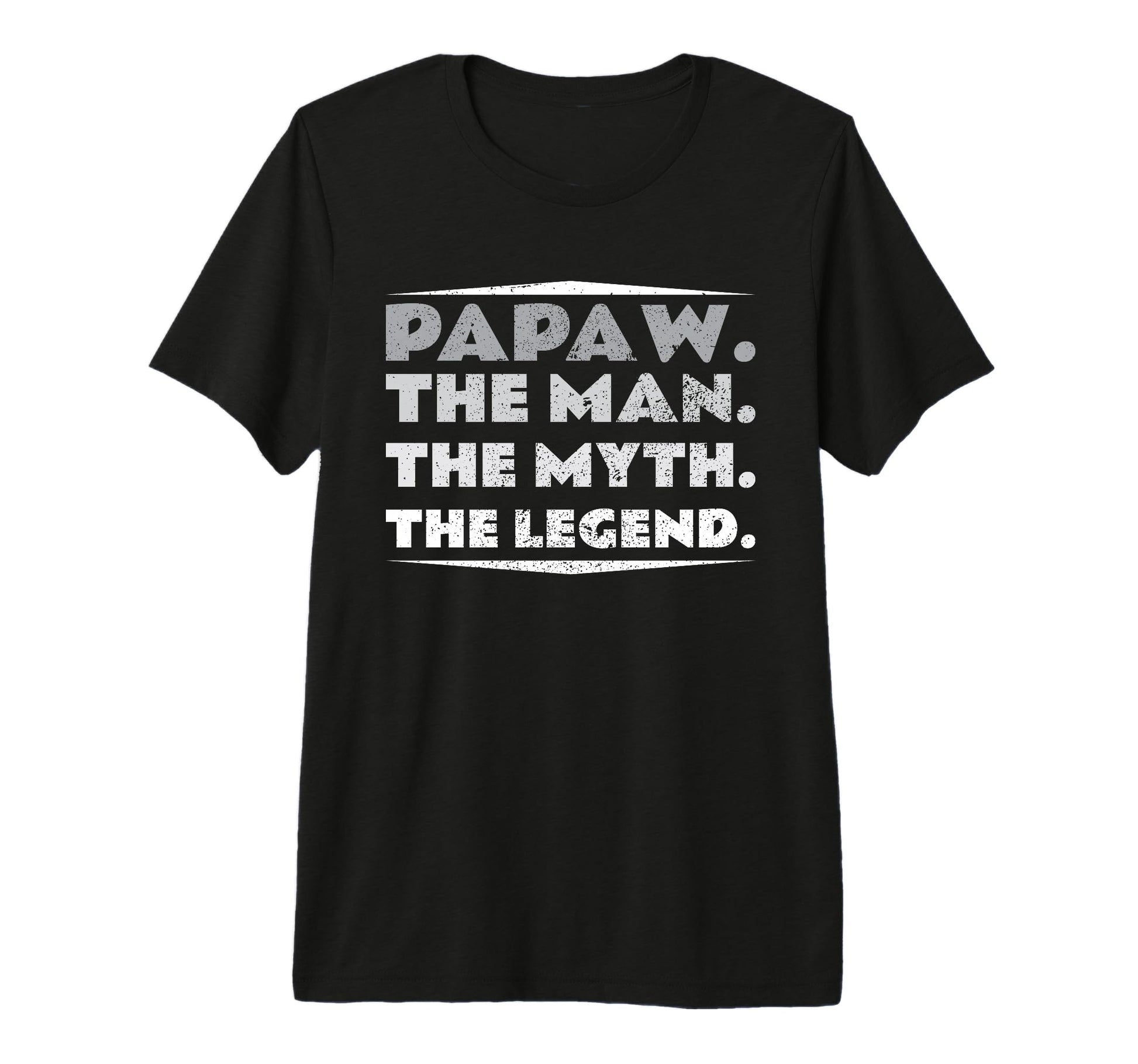 Mens Papaw Myth Legend Dad Grandpa Tri T-Shirt - Unique Graphic for Adults - T-Shirt, Sweatshirt, Hoodie