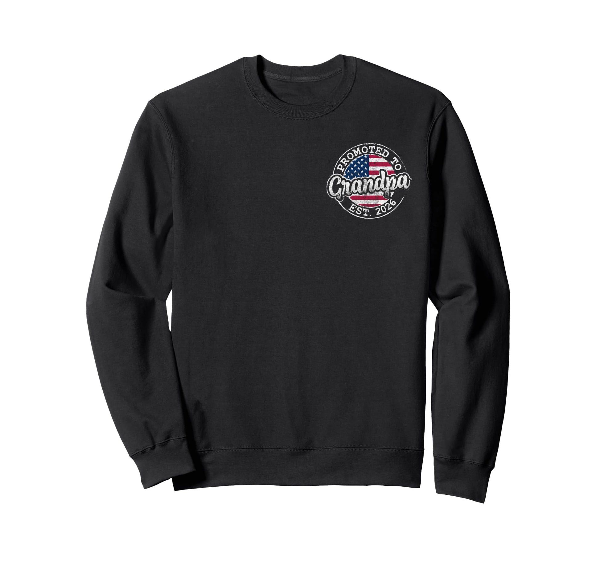 Promoted To Grandpa Est 2026 Soon Sweatshirt - Custom Art Print Men Women - T-Shirt, Sweatshirt, Hoodie