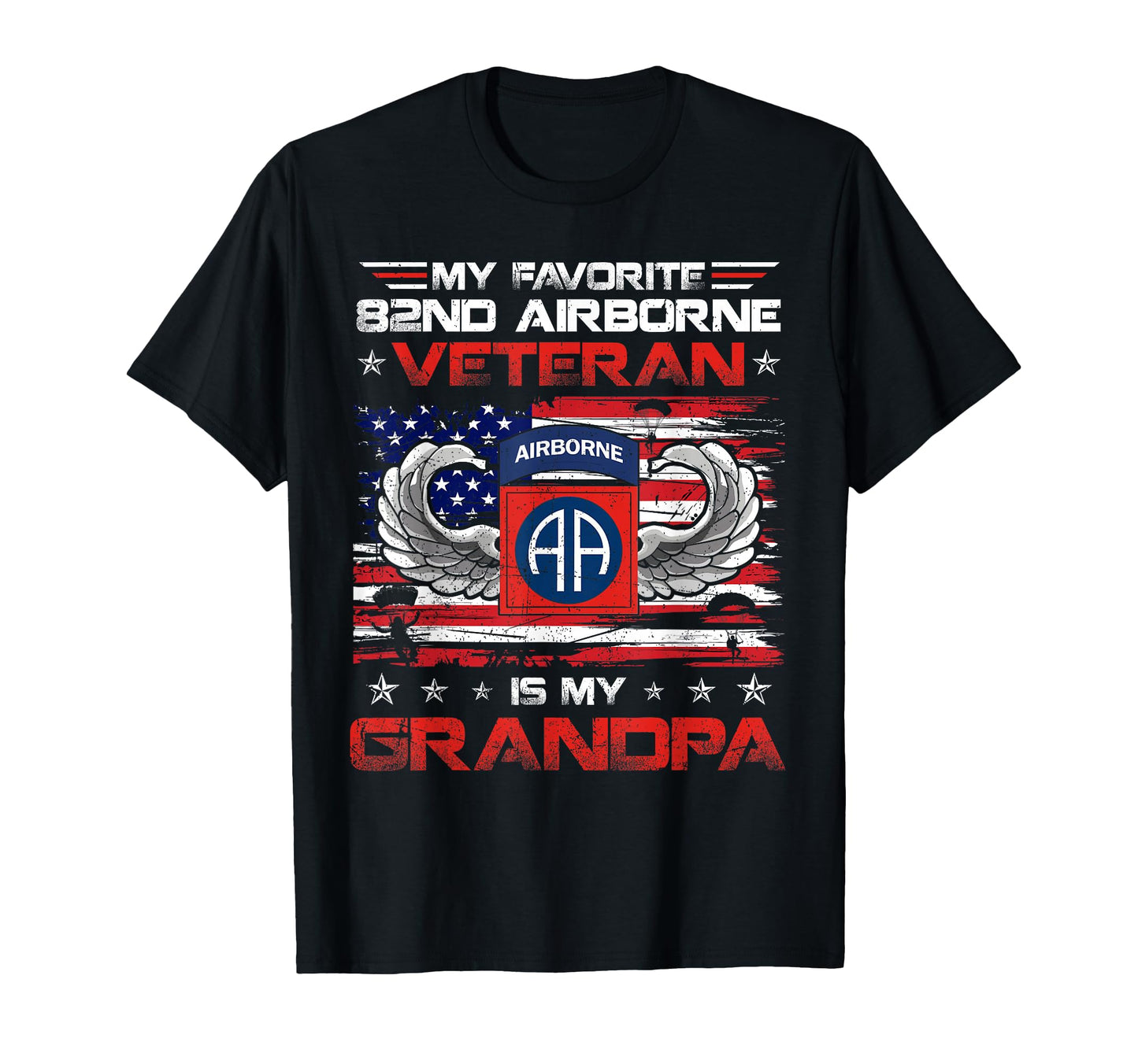 My Favorite 82Nd Airborne Division T-Shirt - Minimalist Print Men Women - T-Shirt, Sweatshirt, Hoodie