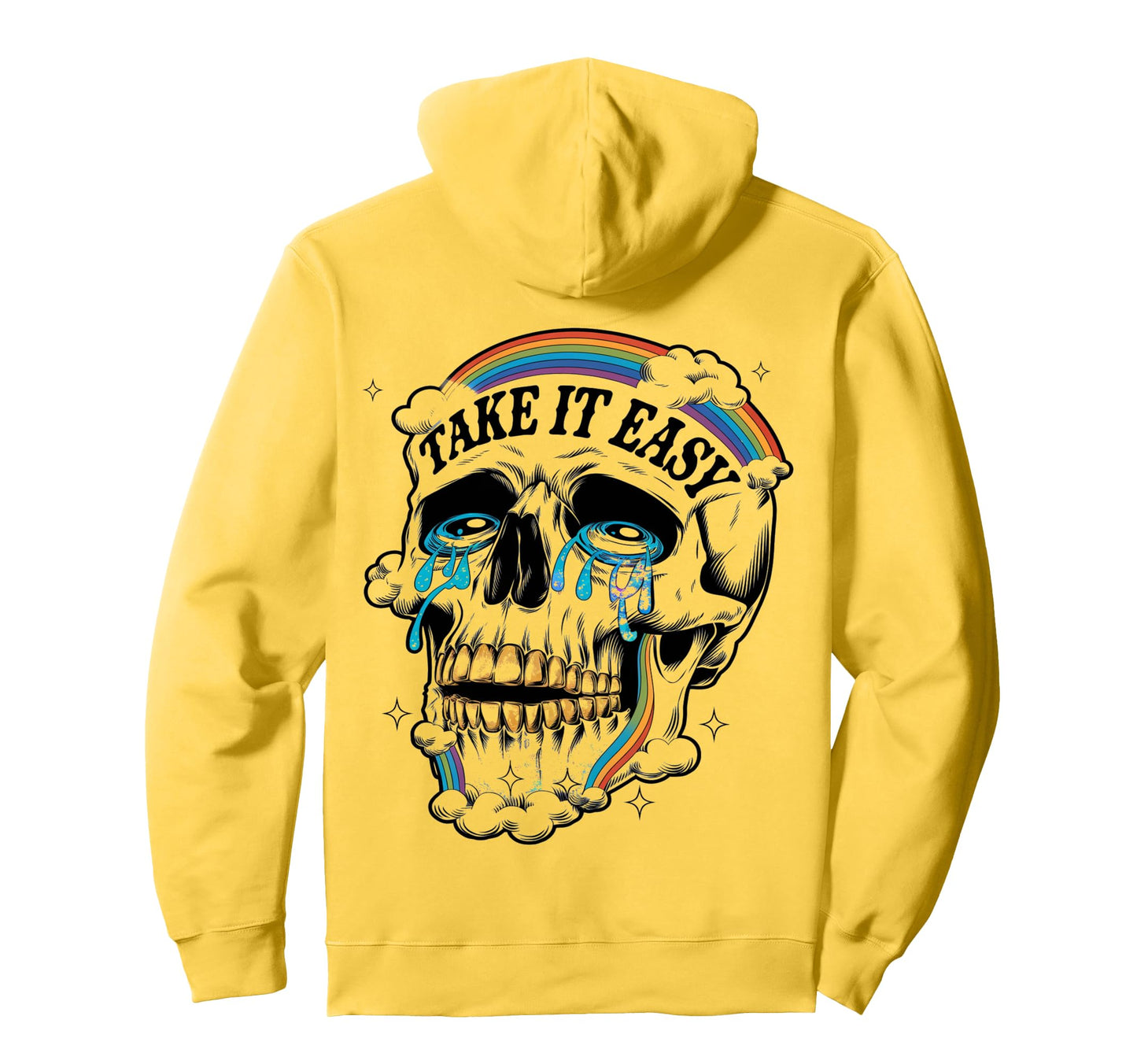 Mens Womens Tops Skeleton Meme Face Take It Hoodie - Trendy Graphic Unisex - T-Shirt, Sweatshirt, Hoodie