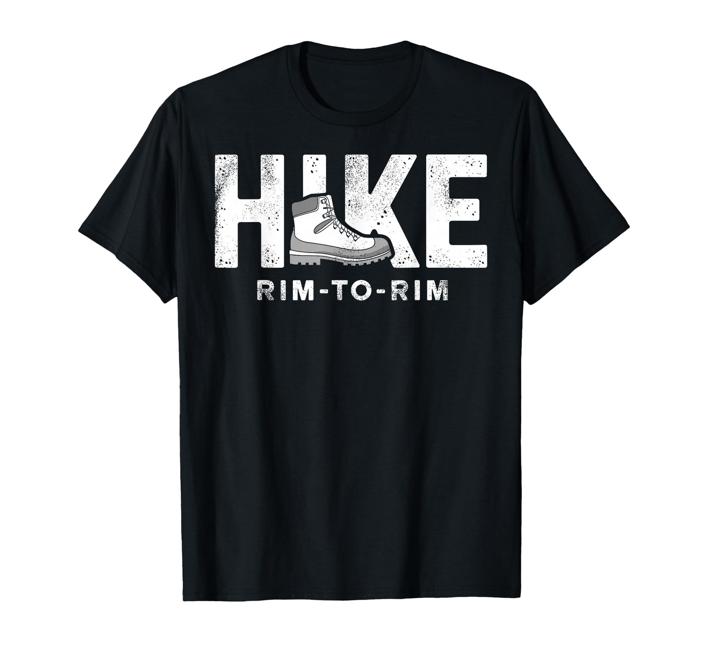 Hike South Rim To North Rim Trekking T-Shirt - Novelty Apparel for Adults - T-Shirt, Sweatshirt, Hoodie