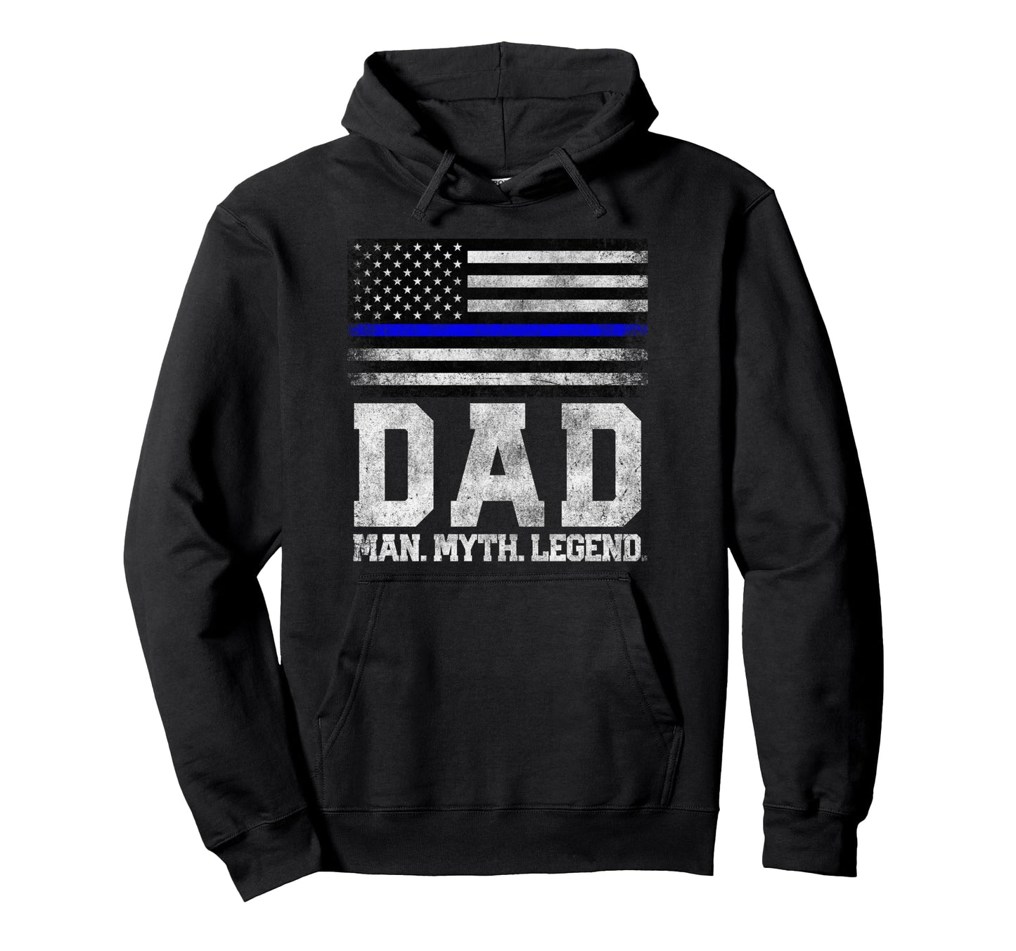 Dad Myth Legend Fathers Day 4Th July Hoodie - Minimalist Print Men Women - T-Shirt, Sweatshirt, Hoodie