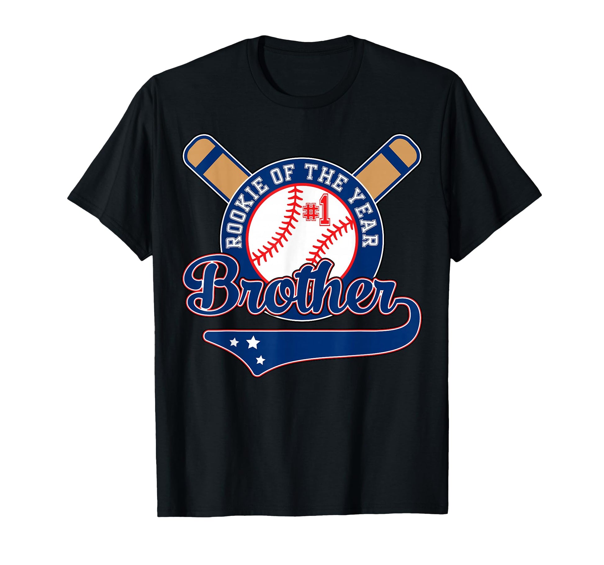 Brother Rookie 1St Birthday Baseball T-Shirt - Fun Novelty Design Unisex - T-Shirt, Sweatshirt, Hoodie