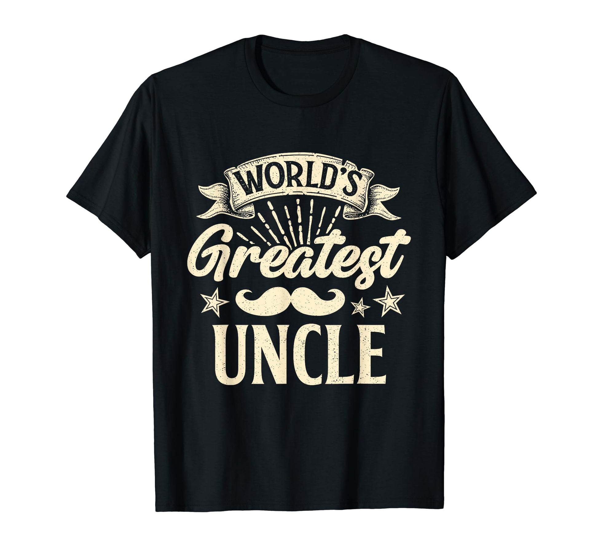 Worlds Greatest Uncle Happy Fathers T-Shirt - Custom Art Print for Adults - T-Shirt, Sweatshirt, Hoodie
