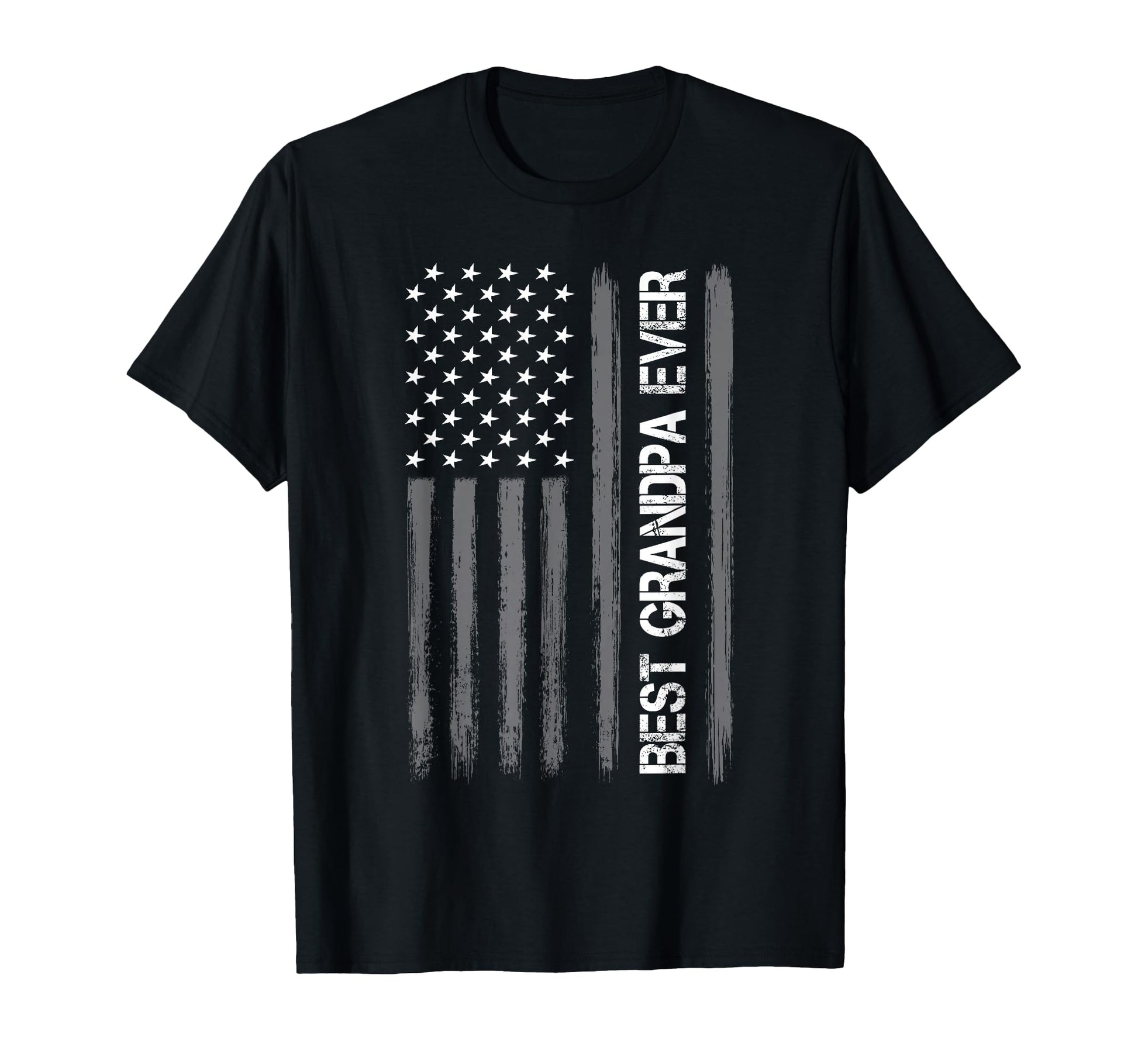 Best Grandpa Ever American Flag Funny T-Shirt - Trendy Graphic Unisex - T-Shirt, Sweatshirt, Hoodie