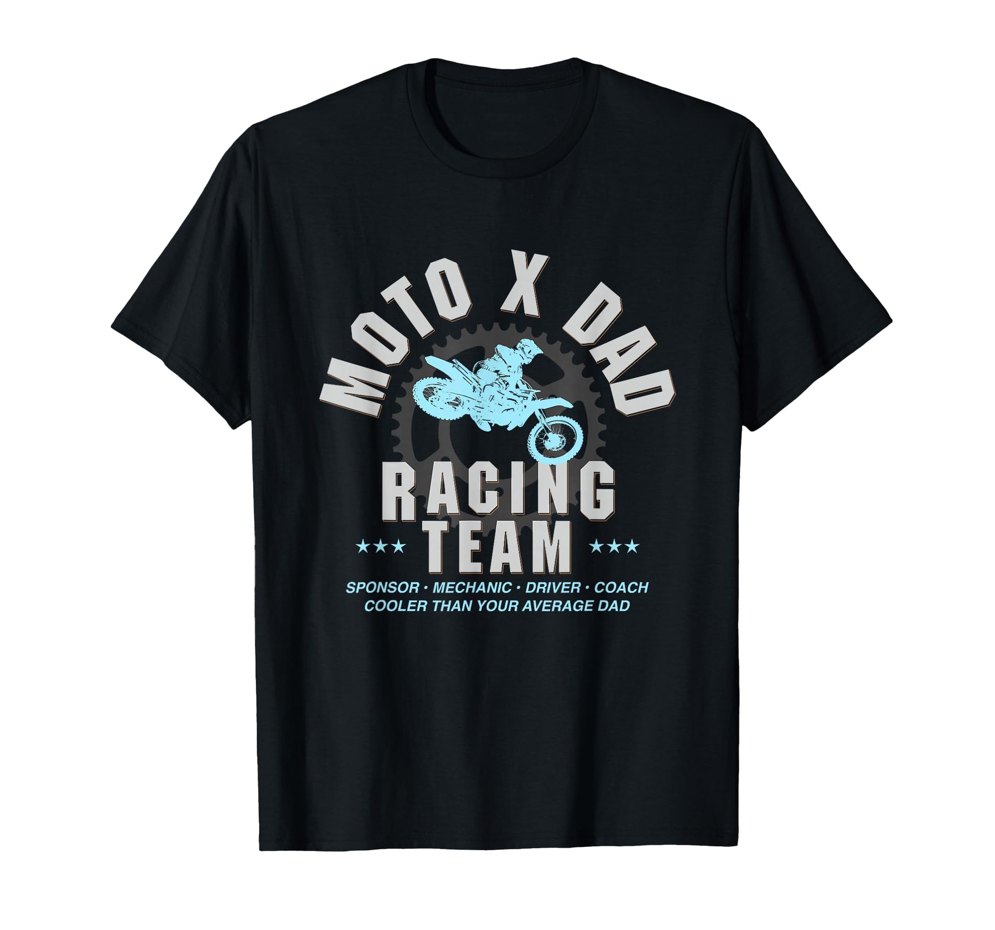 Moto Dad Dirt Bike Mx Racing Birthday T-Shirt - Minimalist Print Men Women - T-Shirt, Sweatshirt, Hoodie