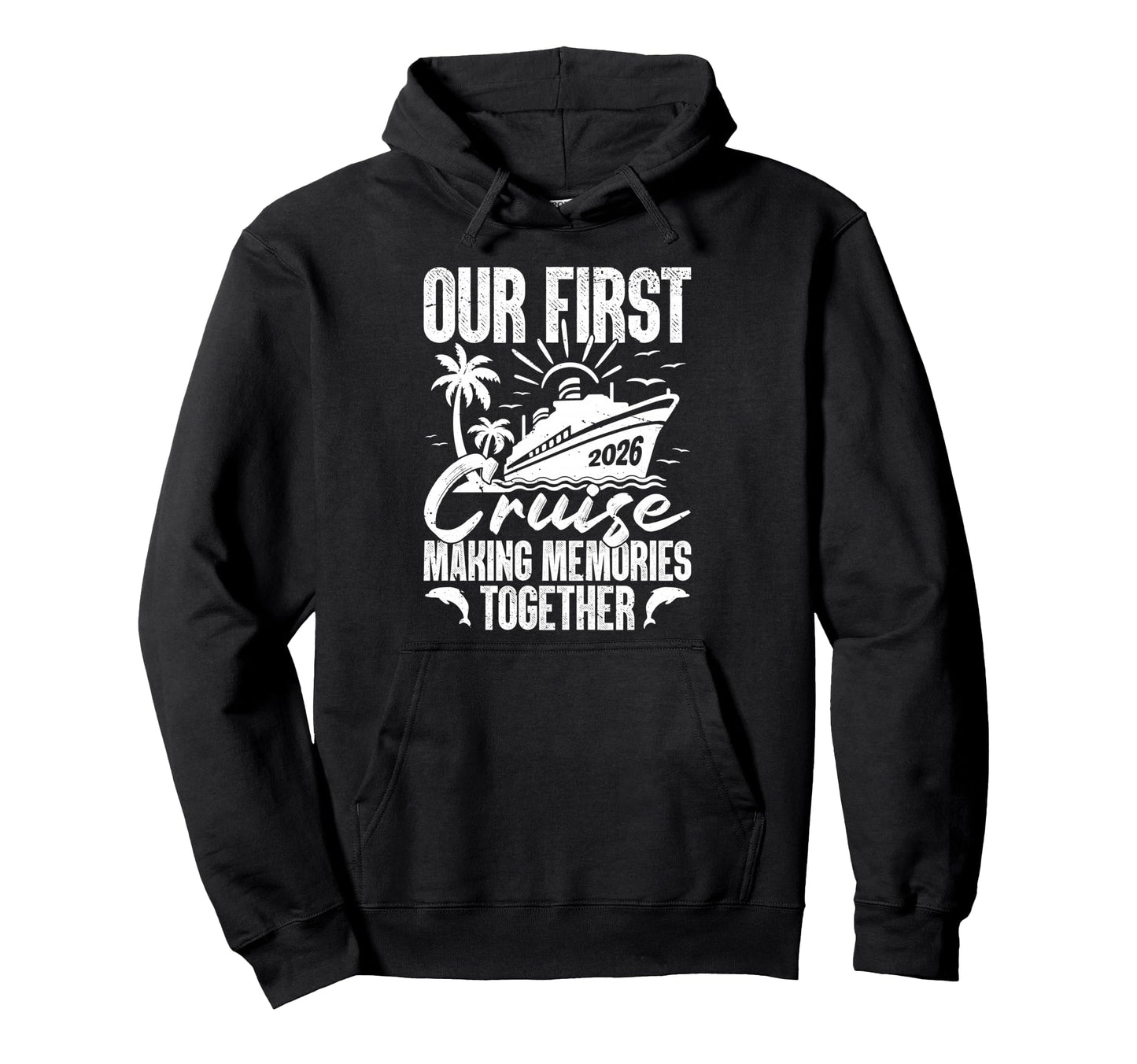 Miami Beach Florida Tropical Beach Hoodie - Fun Novelty Design for Adults - T-Shirt, Sweatshirt, Hoodie