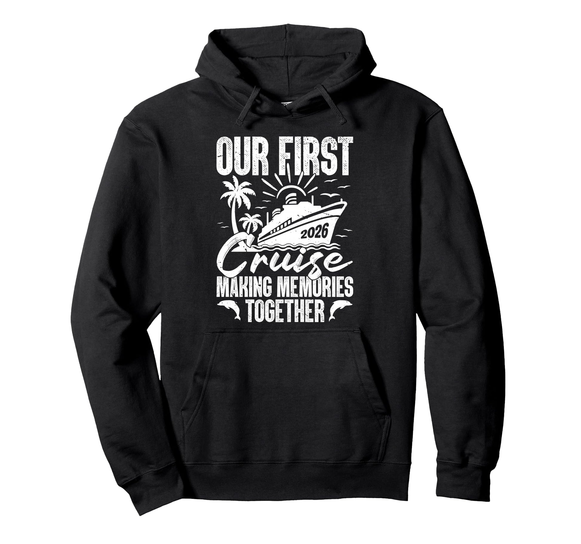 Miami Beach Florida Tropical Beach Hoodie - Fun Novelty Design for Adults - T-Shirt, Sweatshirt, Hoodie