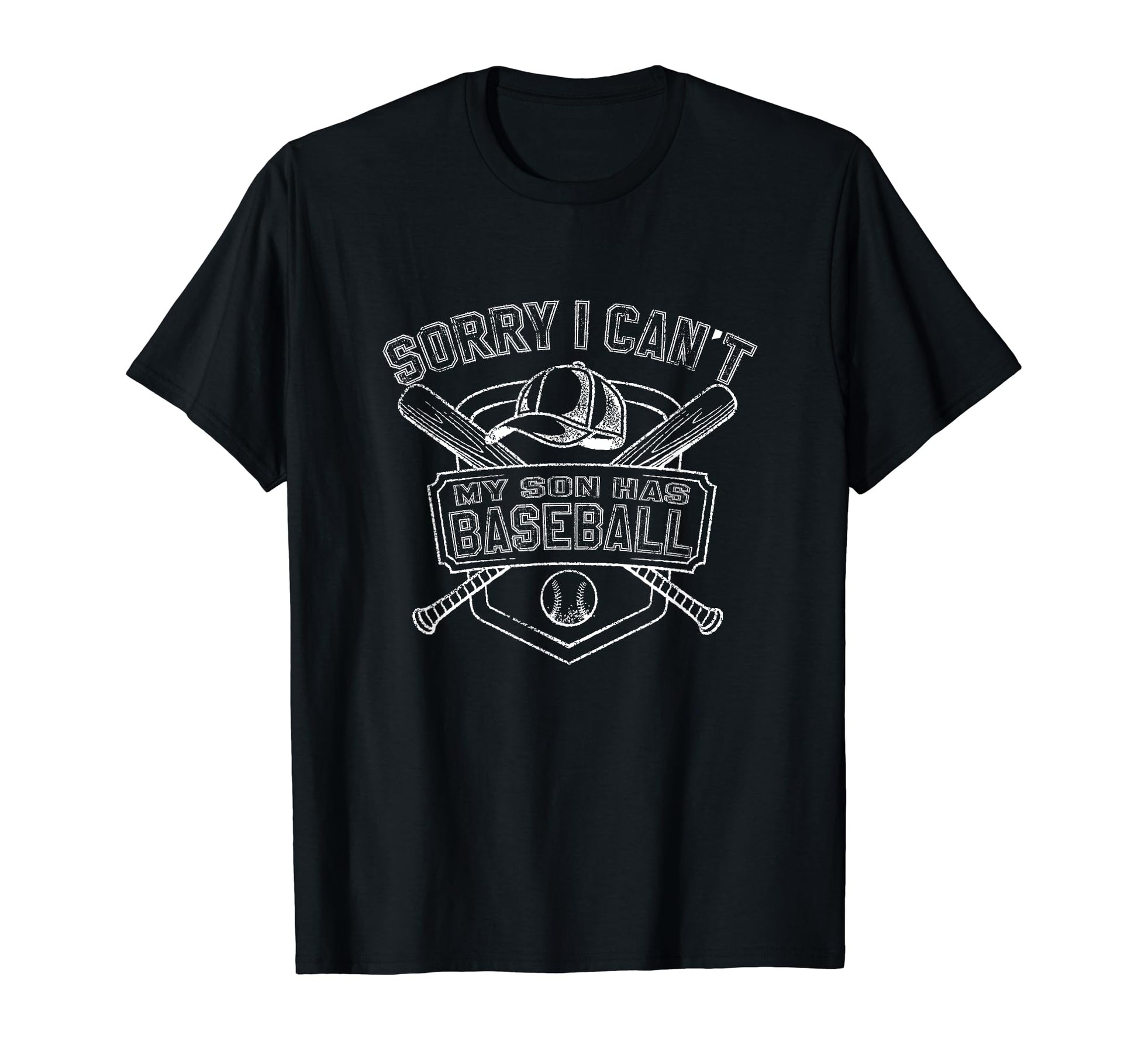 Aneisha Sorry I Cant My Son Has T-Shirt - Fun Novelty Design for Adults - T-Shirt, Sweatshirt, Hoodie