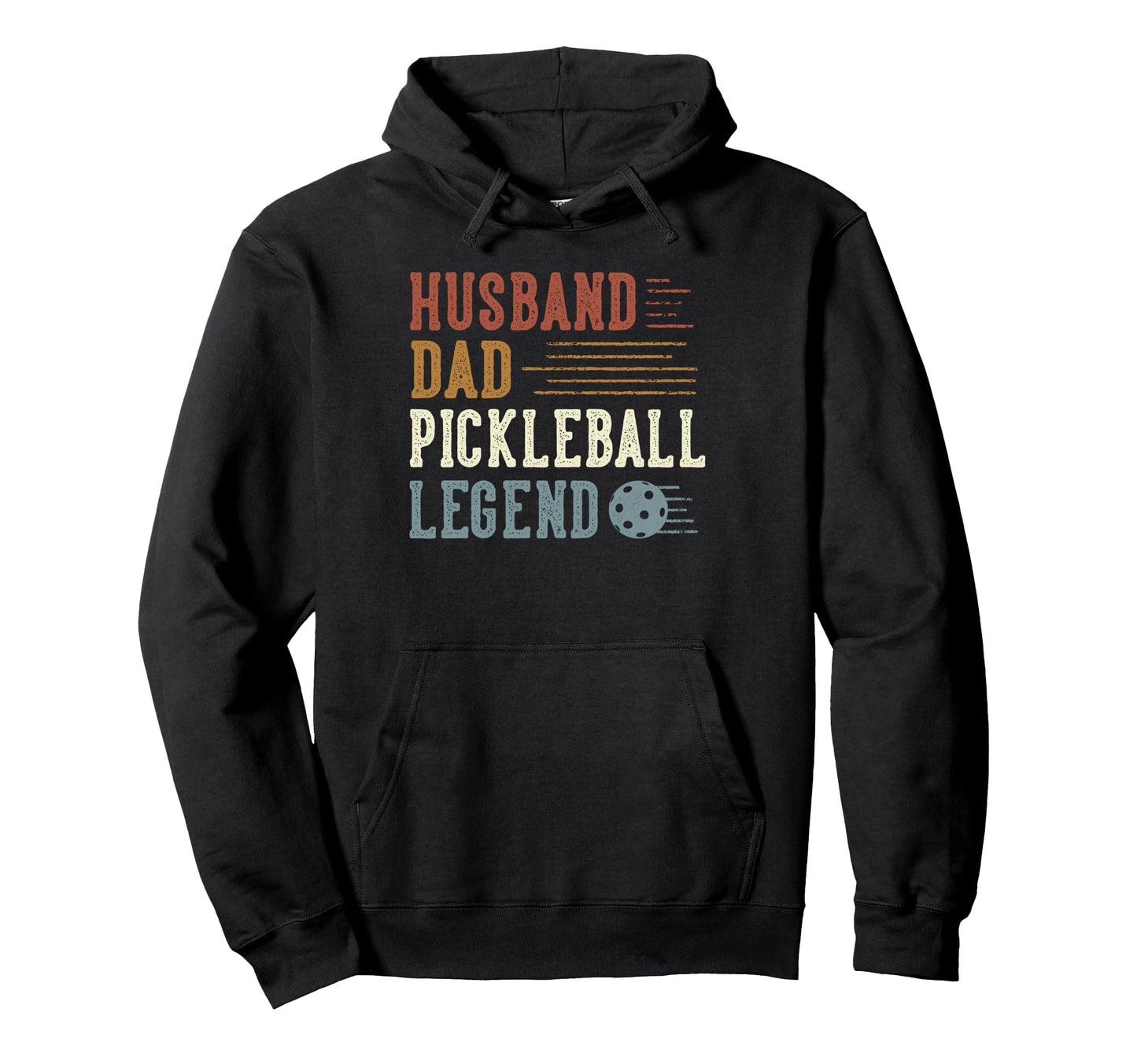 Husband Dad Pickleball Legend Hoodie - Custom Art Print Unisex - T-Shirt, Sweatshirt, Hoodie