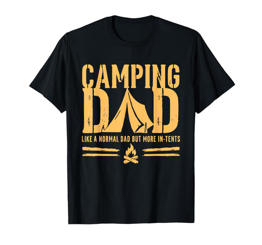 Camping Dad Like Normal Dad But More T-Shirt - Trendy Graphic for Adults - T-Shirt, Sweatshirt, Hoodie