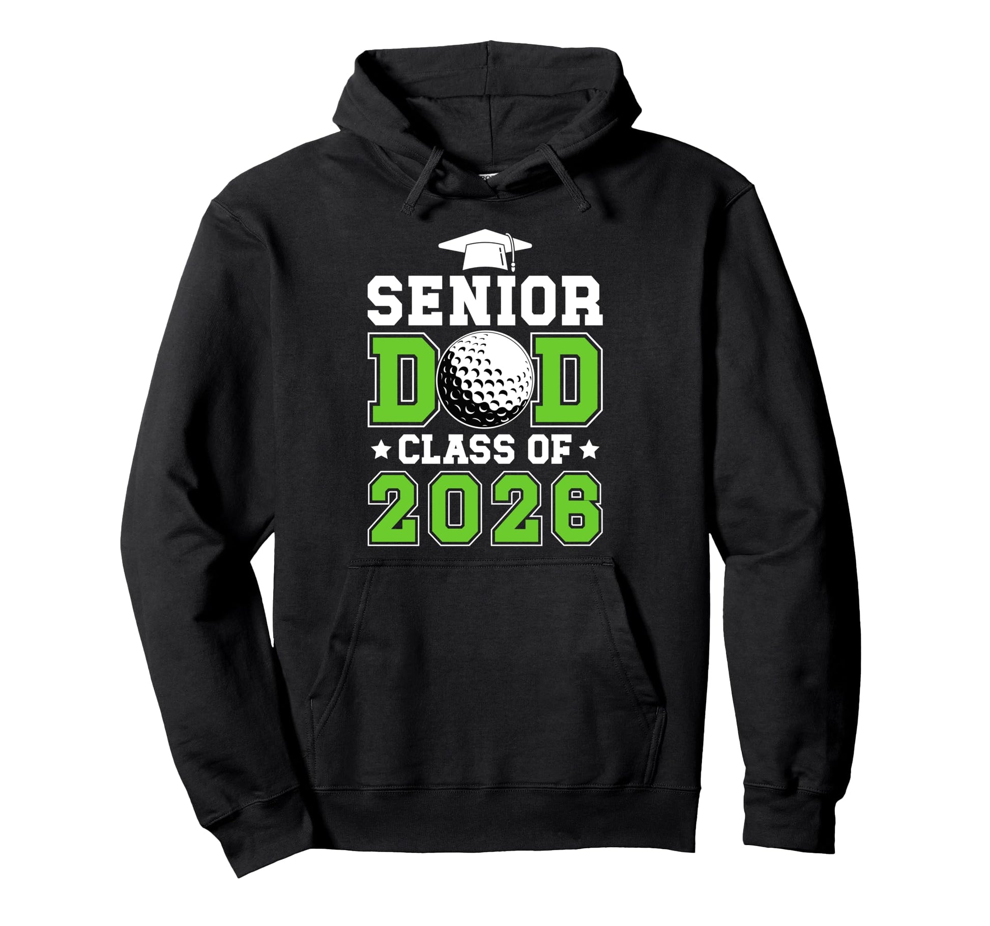 Golf Senior Dad Class 2026 Senior Golfer Hoodie - Trendy Graphic Men Women - T-Shirt, Sweatshirt, Hoodie