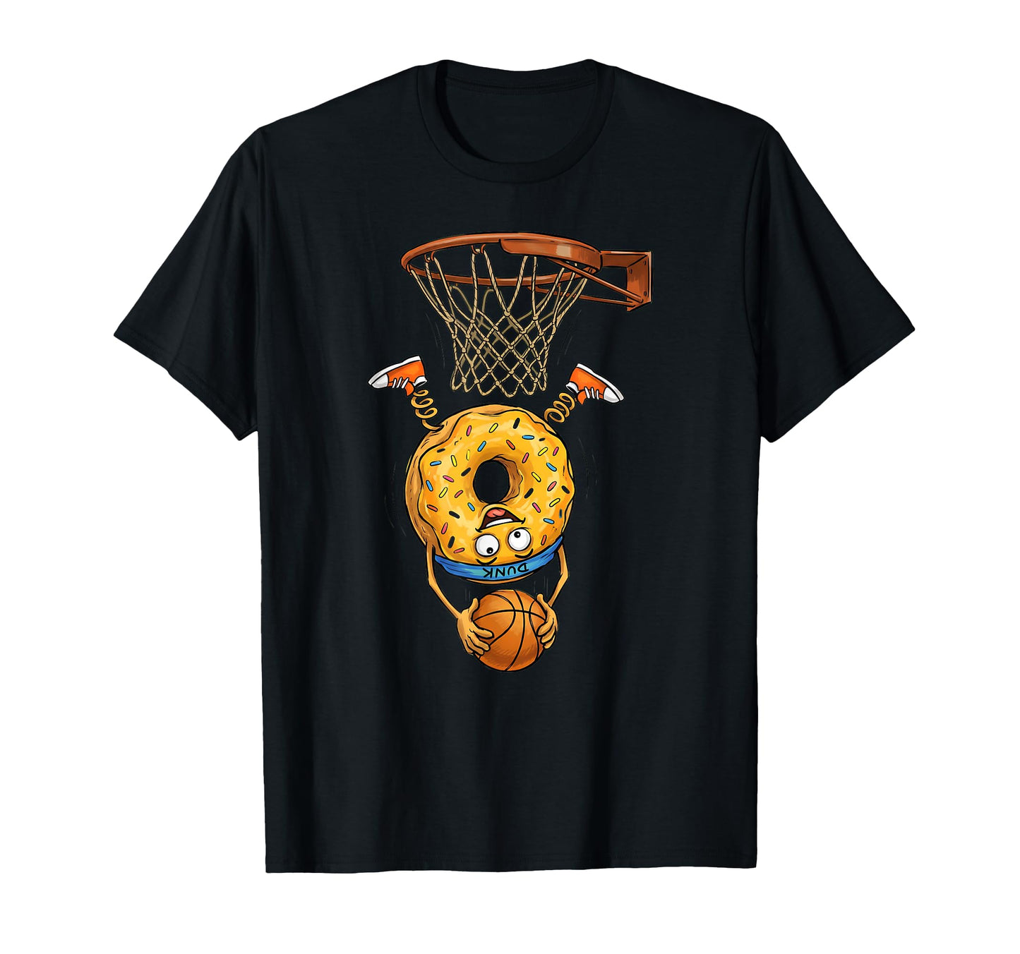 Donut Dunking Basketball Player Fan T-Shirt - Aesthetic Graphic Unisex - T-Shirt, Sweatshirt, Hoodie