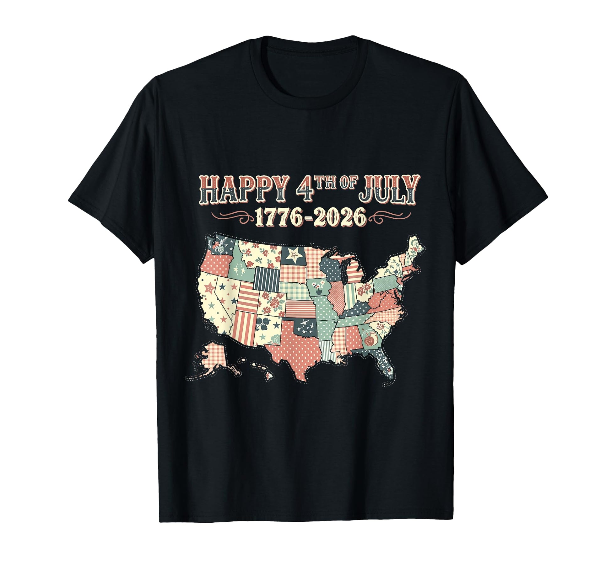 Happy 4Th July Patriotic Usa Flag T-Shirt - Unique Graphic Unisex - T-Shirt, Sweatshirt, Hoodie