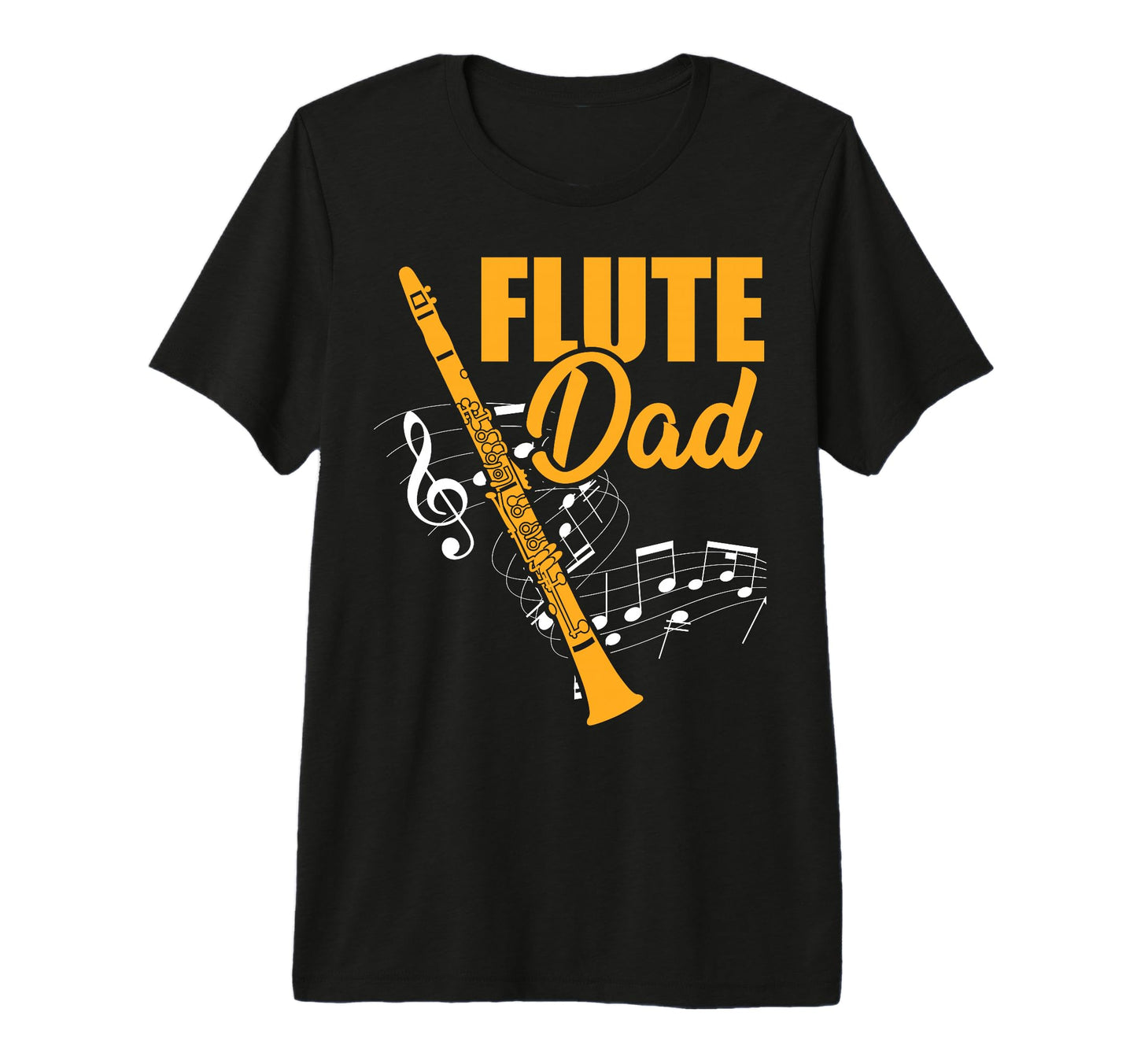 Mens Flutist Funny Fathers Day T-Shirt - Casual Everyday Wear for Adults - T-Shirt, Sweatshirt, Hoodie