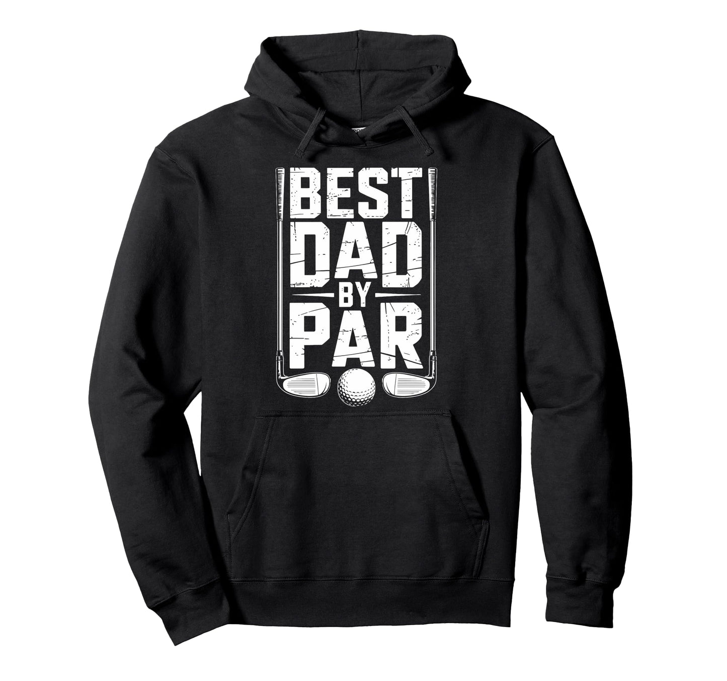 Best Dad Par Golf Lover Funny Daddy Hoodie - Minimalist Print for Adults - T-Shirt, Sweatshirt, Hoodie