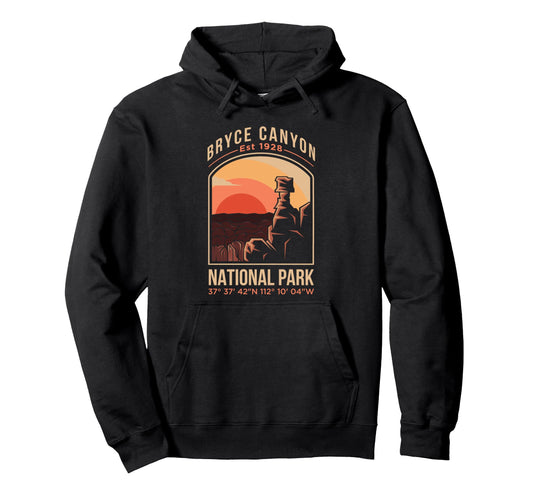 Bryce Canyon National Park Us Utah Hoodie - Fun Novelty Design for Adults - T-Shirt, Sweatshirt, Hoodie