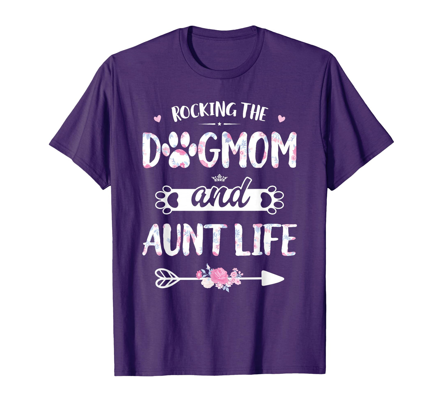 Rocking Dog Mom And Aunt Life Dog Love T-Shirt - Novelty Apparel Men Women - T-Shirt, Sweatshirt, Hoodie