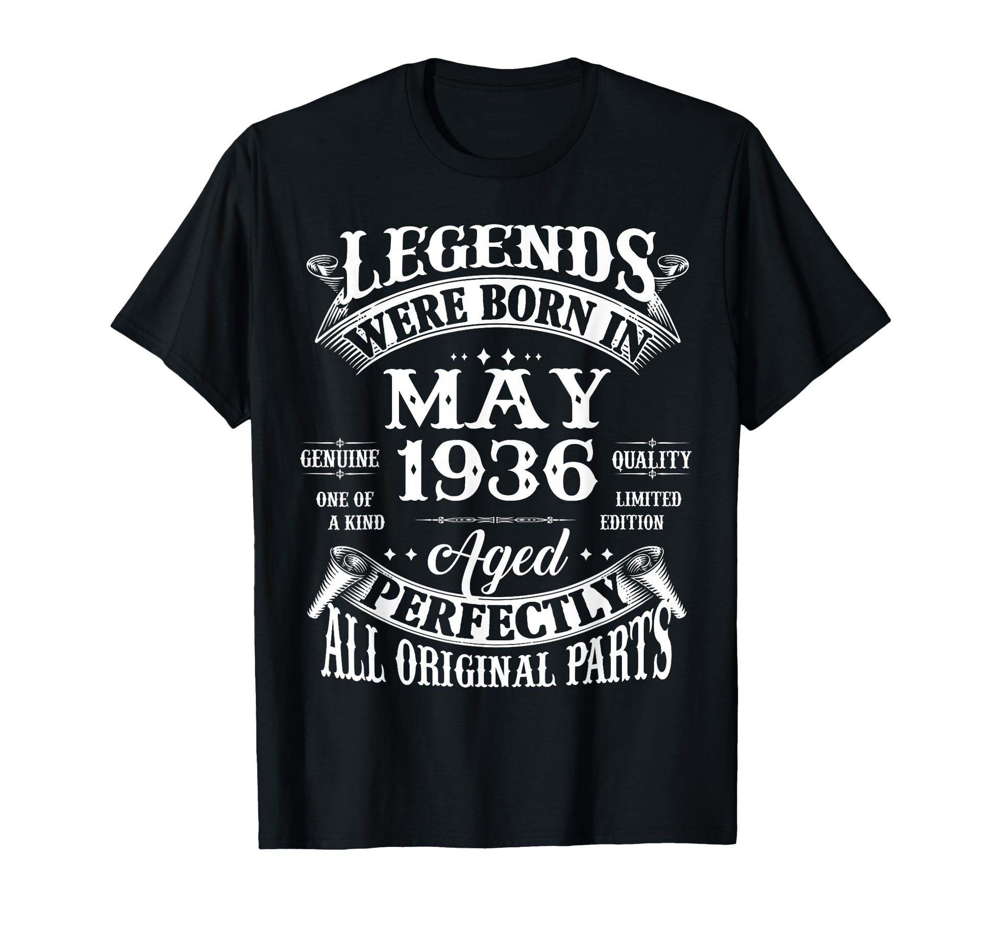 90Th Birthday Gift Legend Born May 1936 90 T-Shirt - Graphic Print Unisex - T-Shirt, Sweatshirt, Hoodie