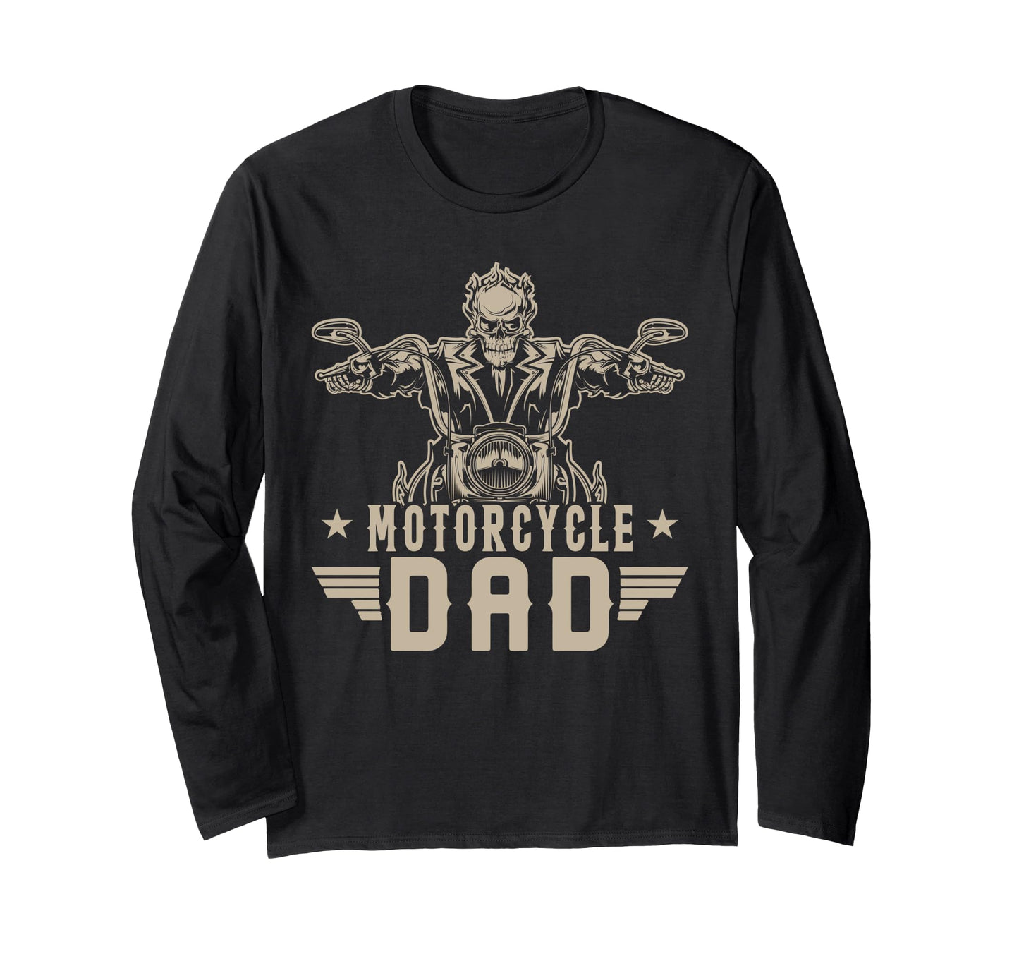 Motorcycle Dad Biker Rider Sweatshirt - Casual Everyday Wear for Adults - T-Shirt, Sweatshirt, Hoodie