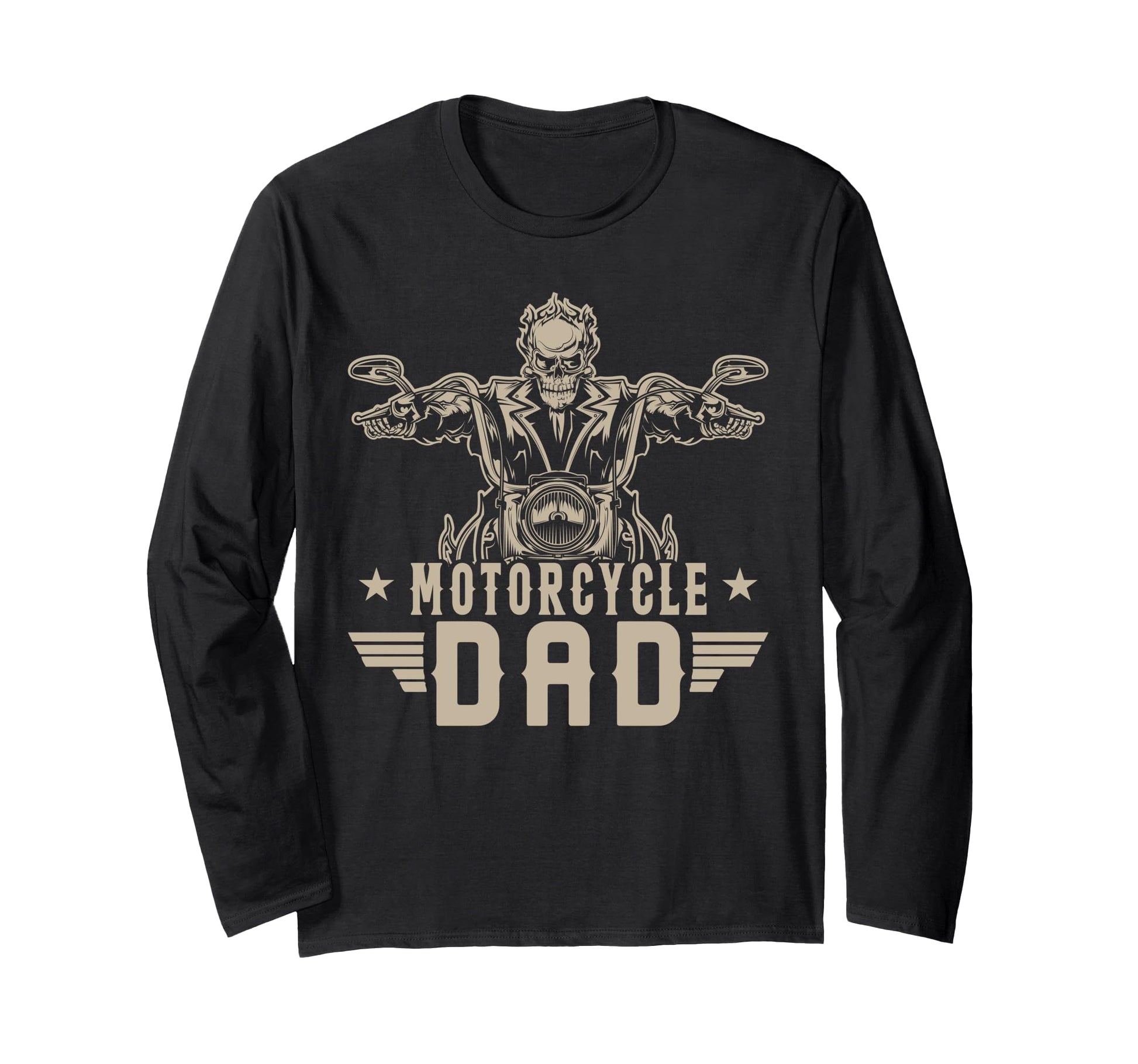 Motorcycle Dad Biker Rider Sweatshirt - Casual Everyday Wear for Adults - T-Shirt, Sweatshirt, Hoodie