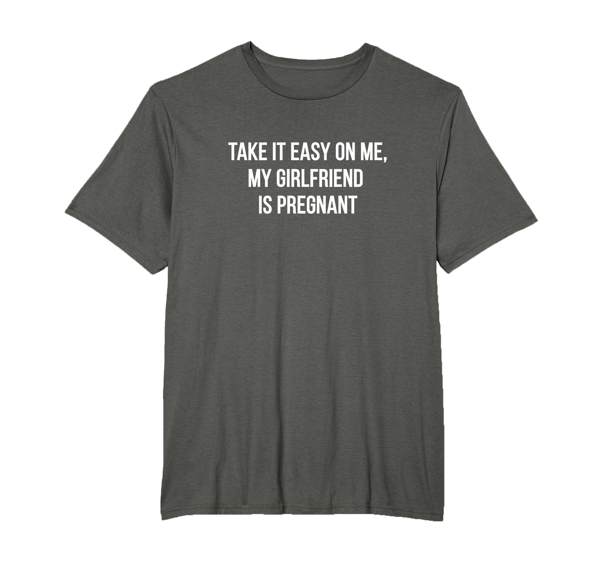 Take It Easy Me My Girlfriend Is T-Shirt - Graphic Print Men Women - T-Shirt, Sweatshirt, Hoodie