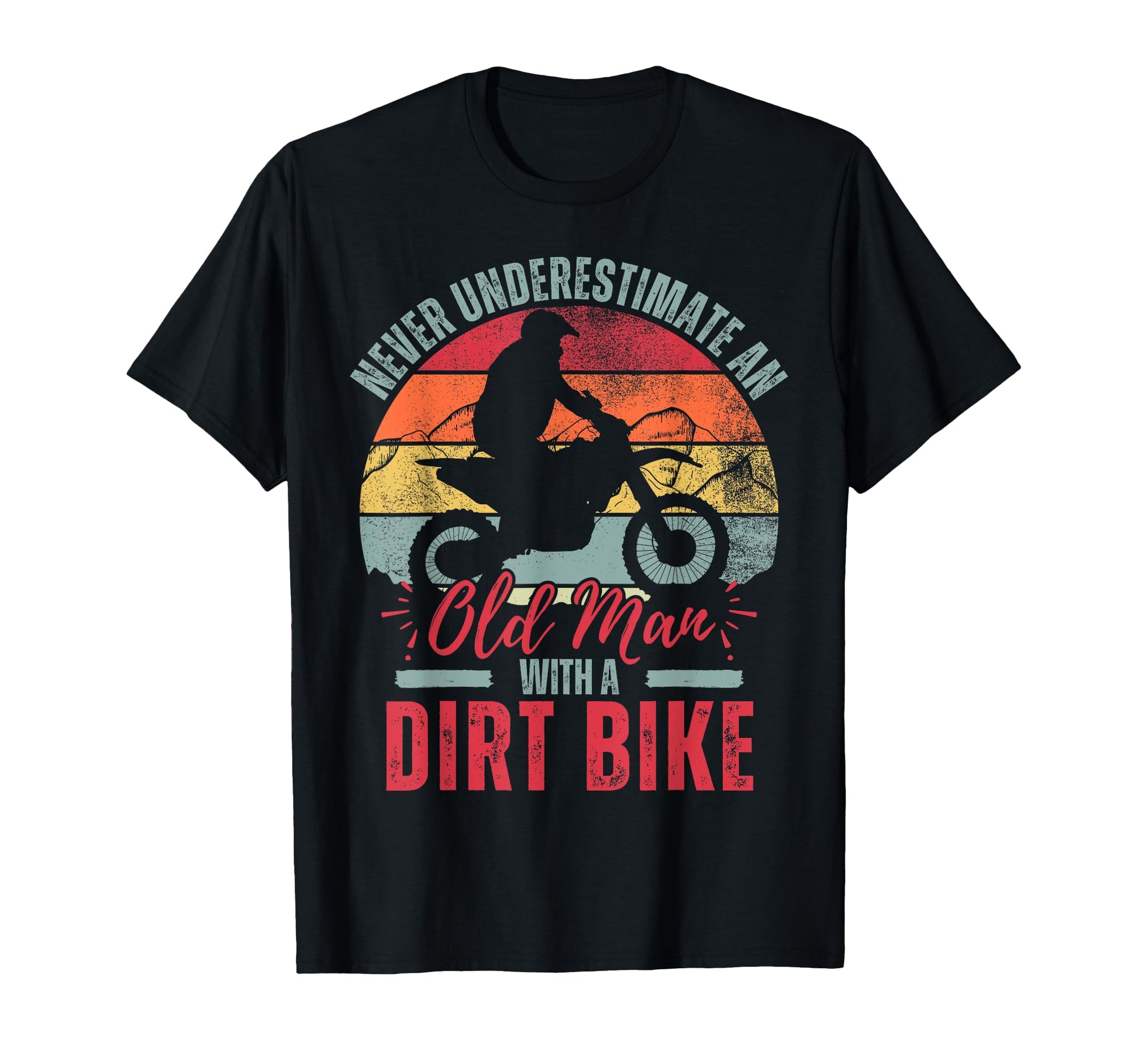 Dirt Bike Art Grandpa Dad Dirtbike T-Shirt - Streetwear Style Men Women - T-Shirt, Sweatshirt, Hoodie