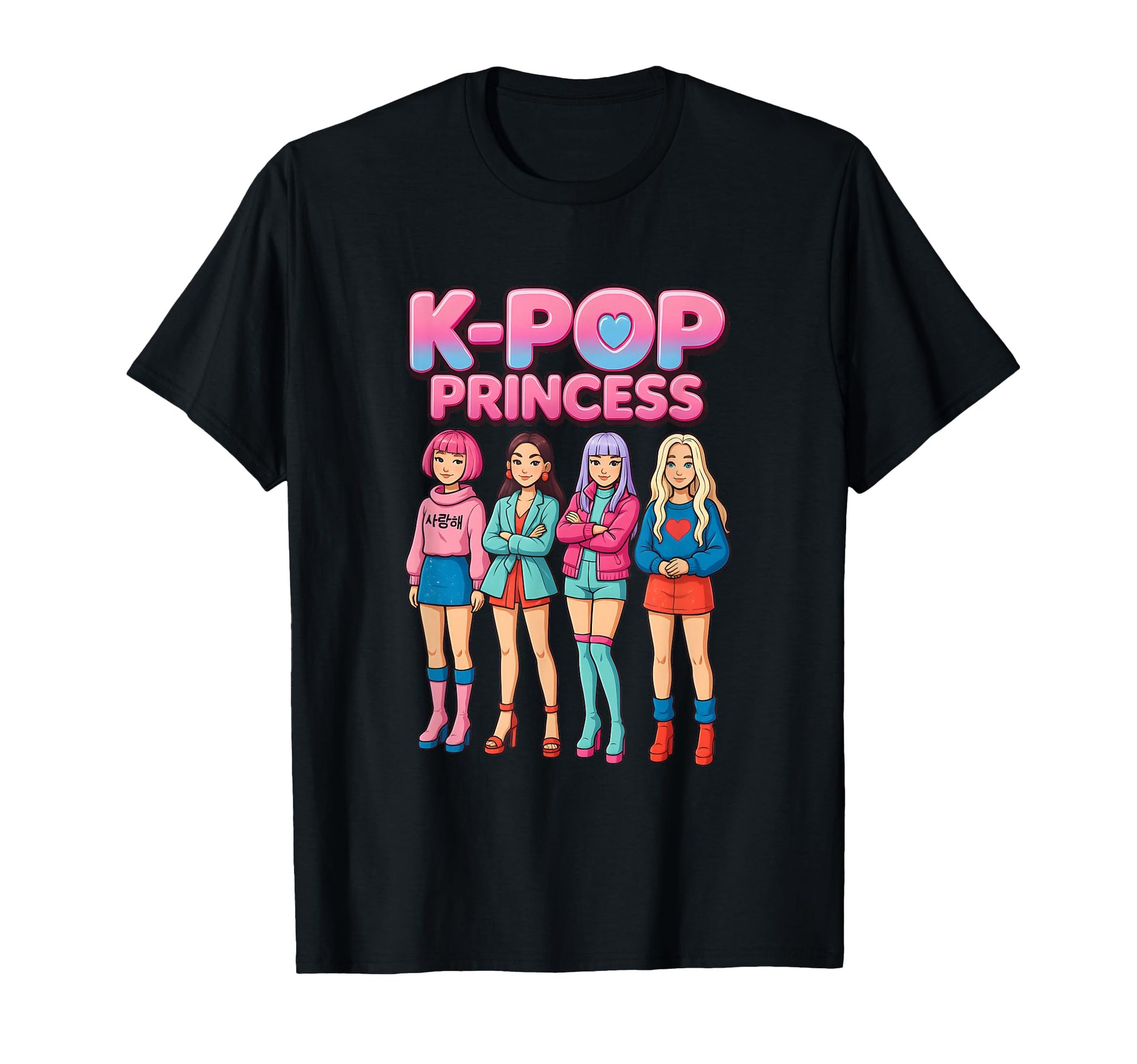 K Pop Princess Korean Drama Music Band Idol T-Shirt - Graphic Print Unisex - T-Shirt, Sweatshirt, Hoodie
