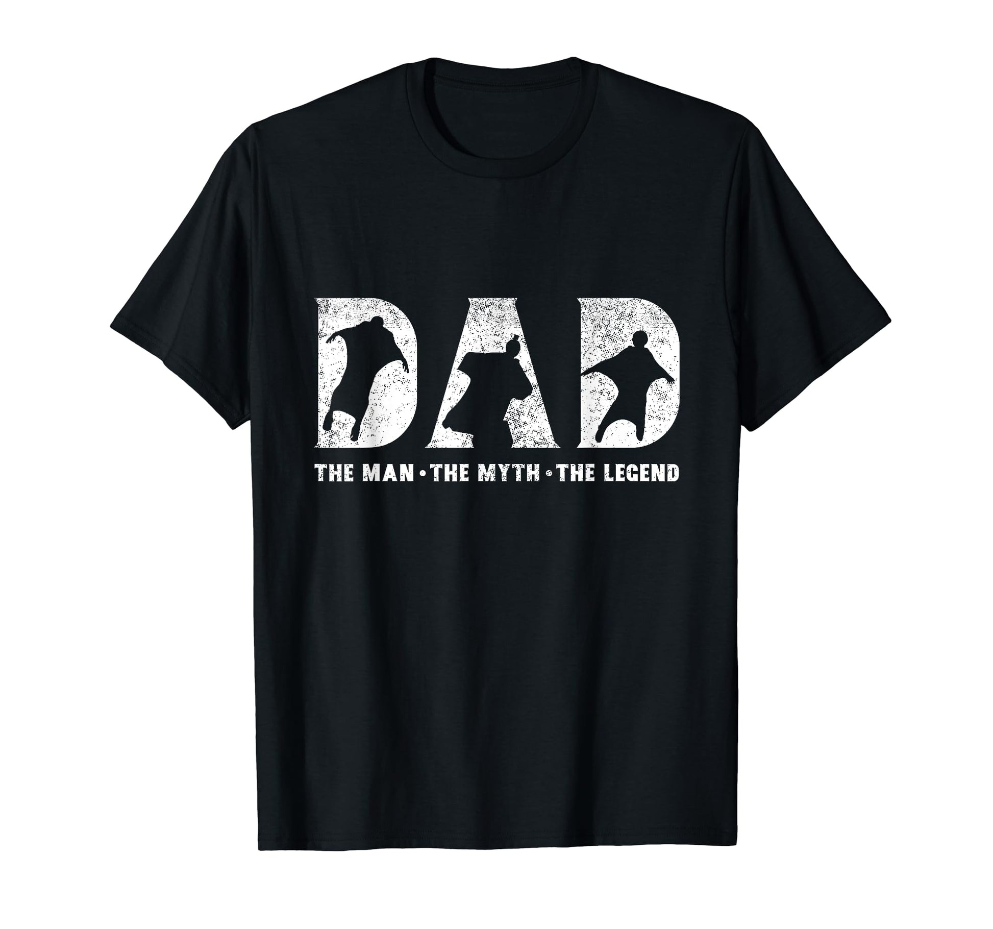 Wingsuit Flying Dad Myth Legend T-Shirt - Minimalist Print for Adults - T-Shirt, Sweatshirt, Hoodie