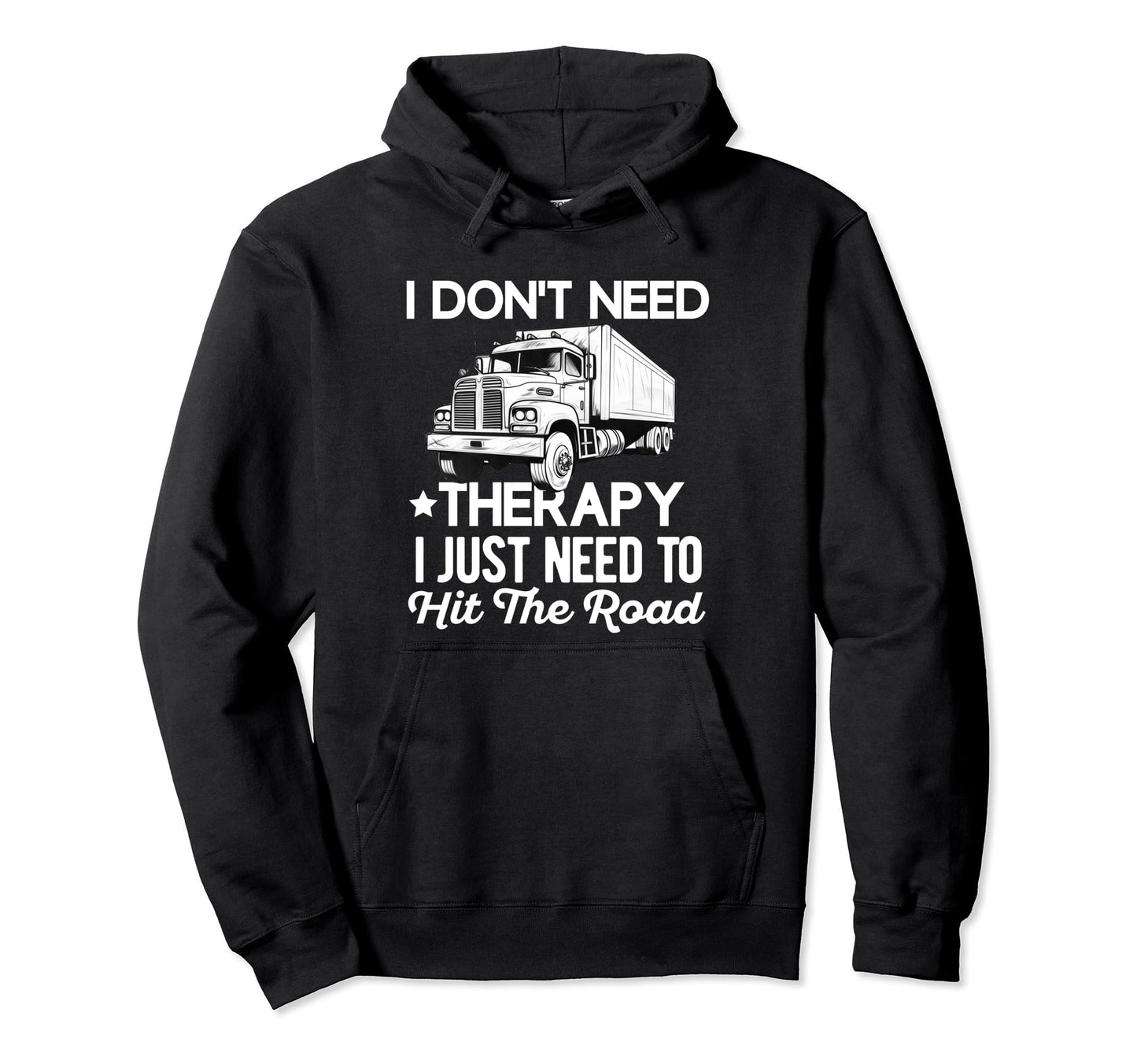 Truck Driver Trucker Dad Funny Trucking Hoodie - Minimalist Print Unisex - T-Shirt, Sweatshirt, Hoodie