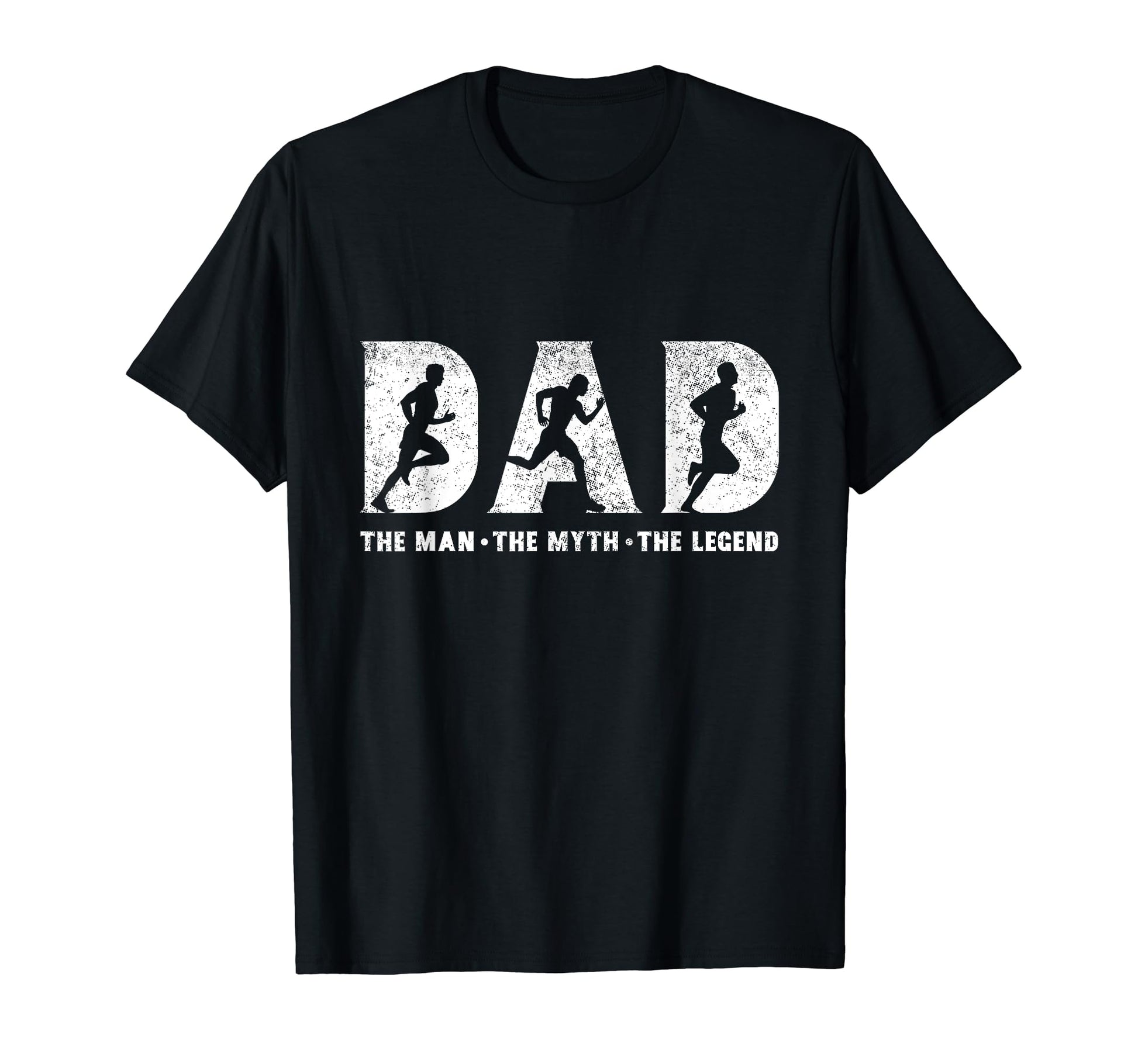 Running Dad Myth Legend Fathers Day T-Shirt - Aesthetic Graphic Men Women - T-Shirt, Sweatshirt, Hoodie