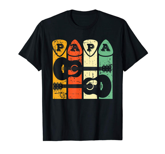 Acoustic Guitar Papa Gift Guitarist T-Shirt - Unique Graphic Men Women - T-Shirt, Sweatshirt, Hoodie