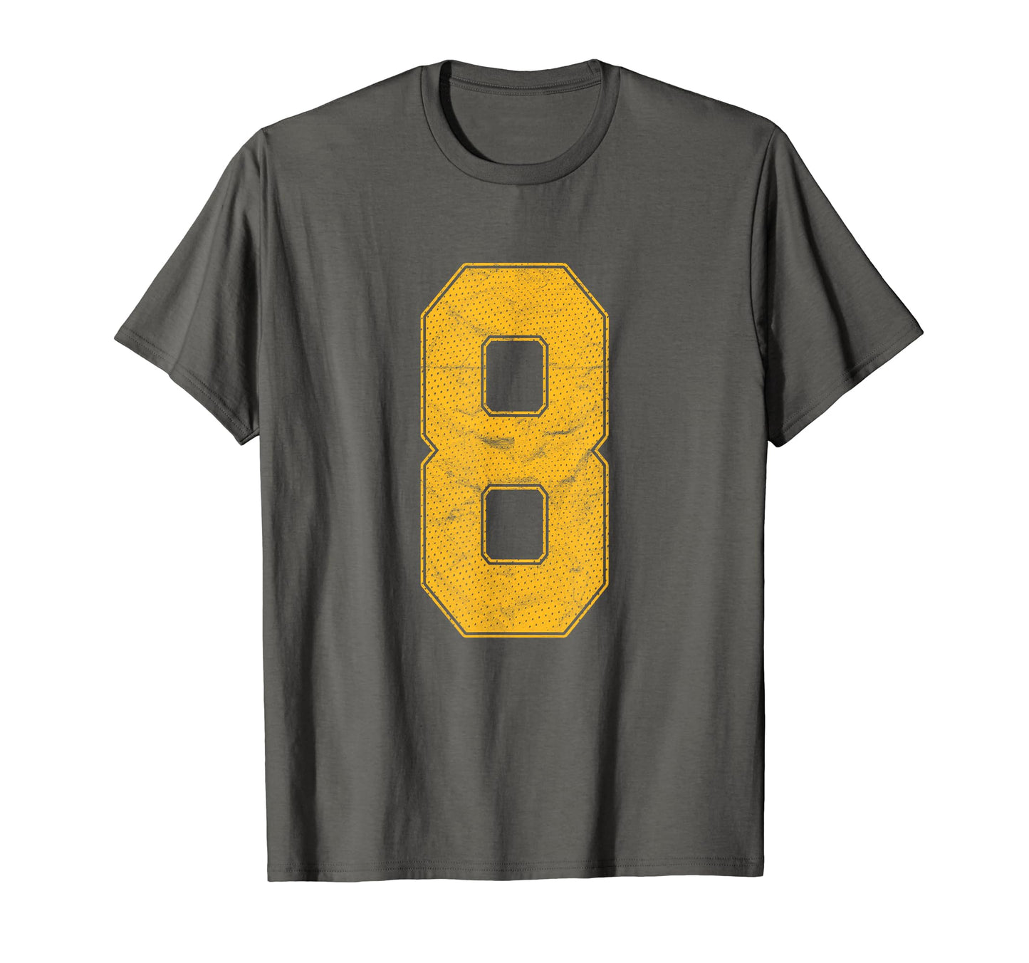 Number 8 Numbered Uniform Sports Team T-Shirt - Custom Art Print Men Women - T-Shirt, Sweatshirt, Hoodie