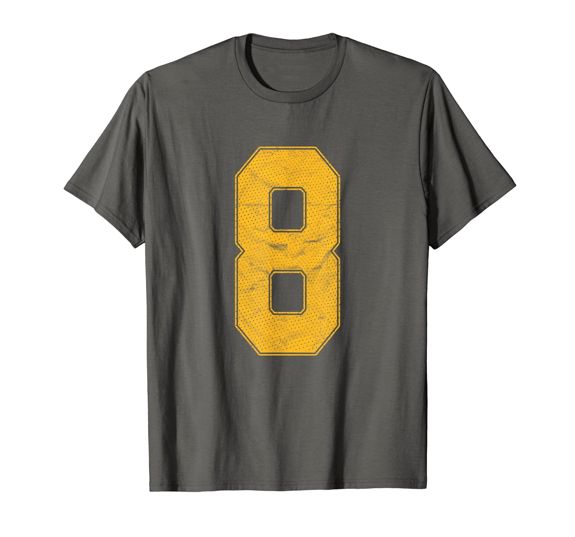 Number 8 Numbered Uniform Sports Team T-Shirt - Custom Art Print Men Women - T-Shirt, Sweatshirt, Hoodie