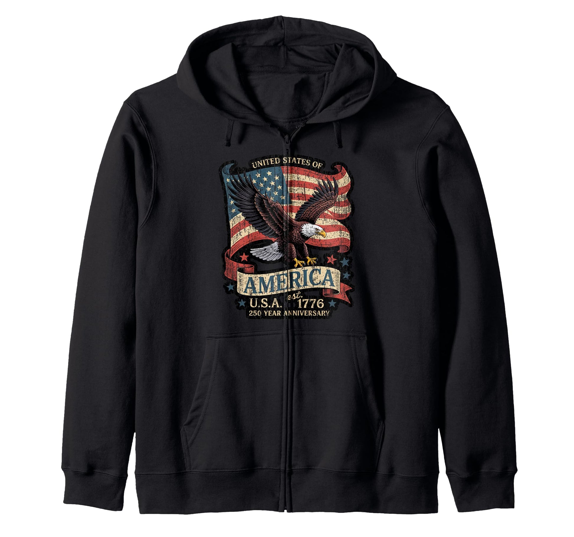 United States 250 Year Sweatshirt - Custom Art Print for Adults - T-Shirt, Sweatshirt, Hoodie