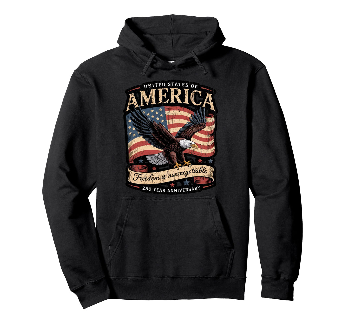 United States 250 Year Anniversary T-Shirt - Novelty Apparel for Adults - T-Shirt, Sweatshirt, Hoodie