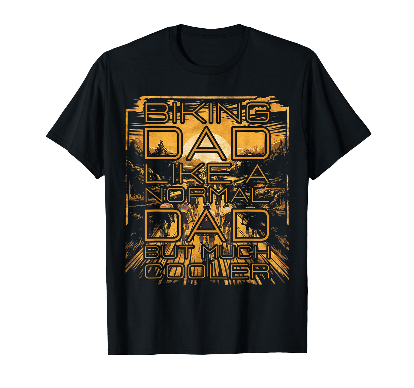 Bicycle Landscape Much Cooler T-Shirt - Casual Everyday Wear for Adults - T-Shirt, Sweatshirt, Hoodie