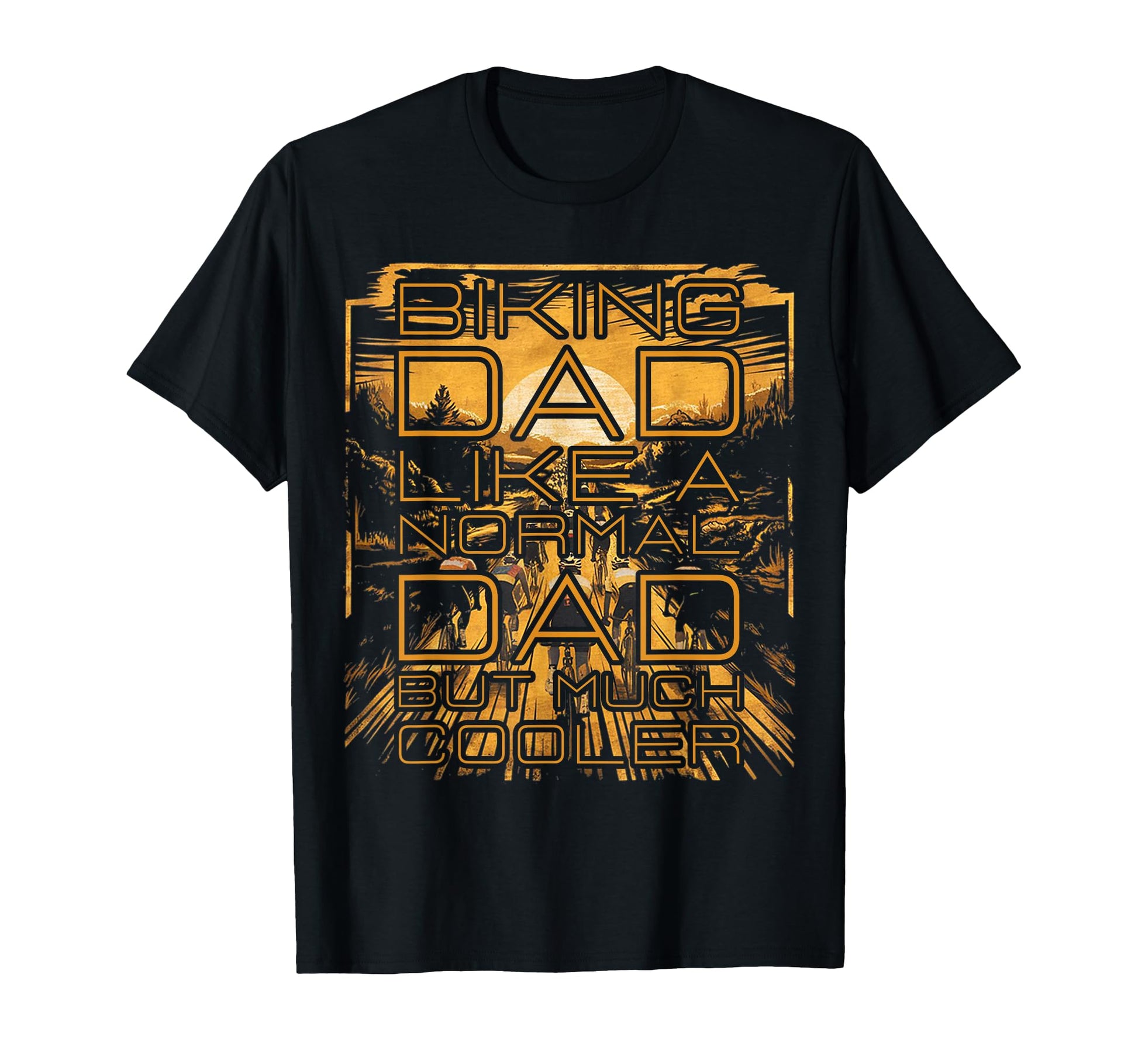 Bicycle Landscape Much Cooler T-Shirt - Casual Everyday Wear for Adults - T-Shirt, Sweatshirt, Hoodie