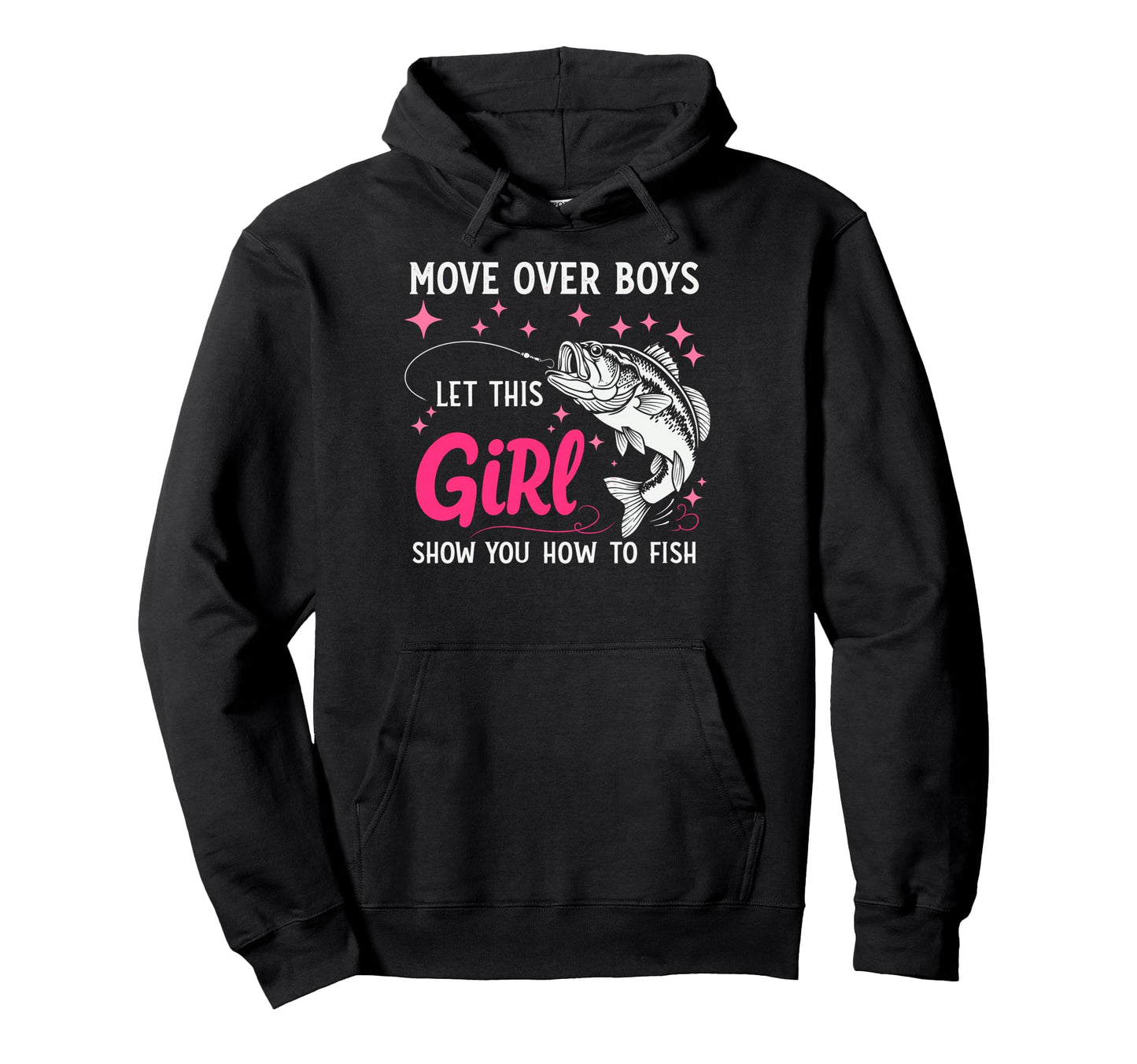 Move Over Let Show You How To Fish Hoodie - Novelty Apparel Men Women - T-Shirt, Sweatshirt, Hoodie