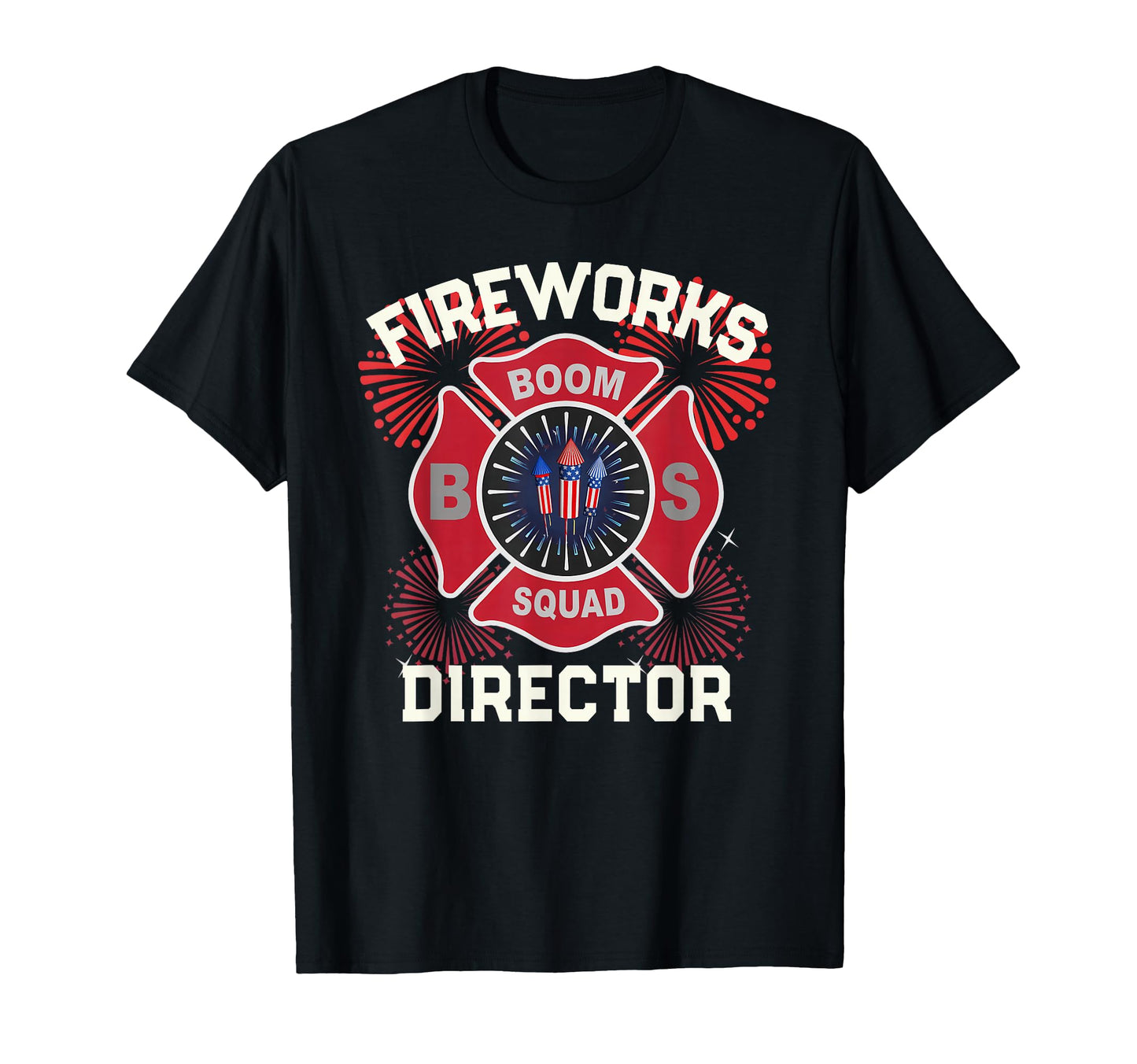 Firework Director Boom Squad T-Shirt - Minimalist Print Men Women - T-Shirt, Sweatshirt, Hoodie